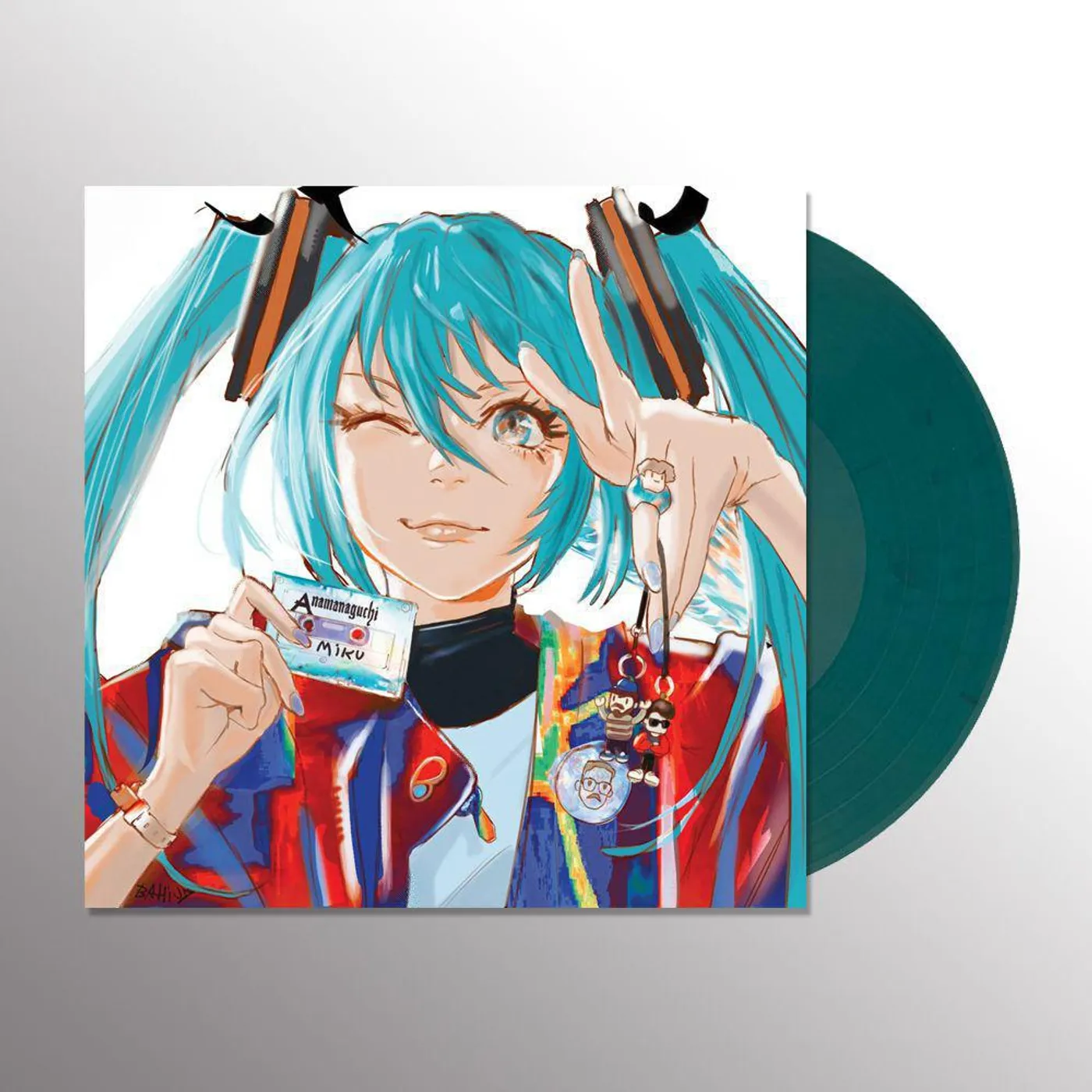 Anamanaguchi Miku (Teal) Vinyl Record