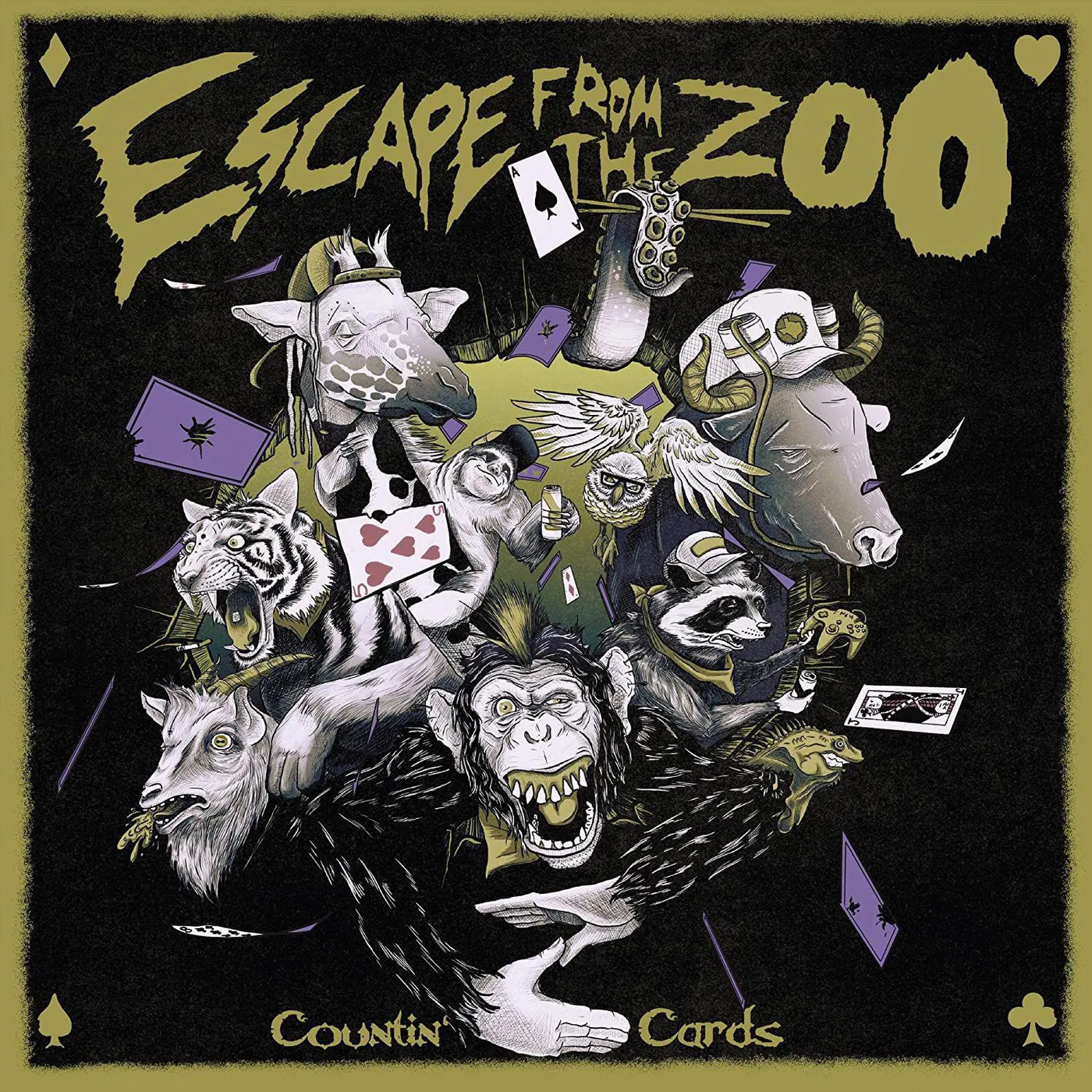 Escape From The Zoo Countin’ Cards Vinyl Record