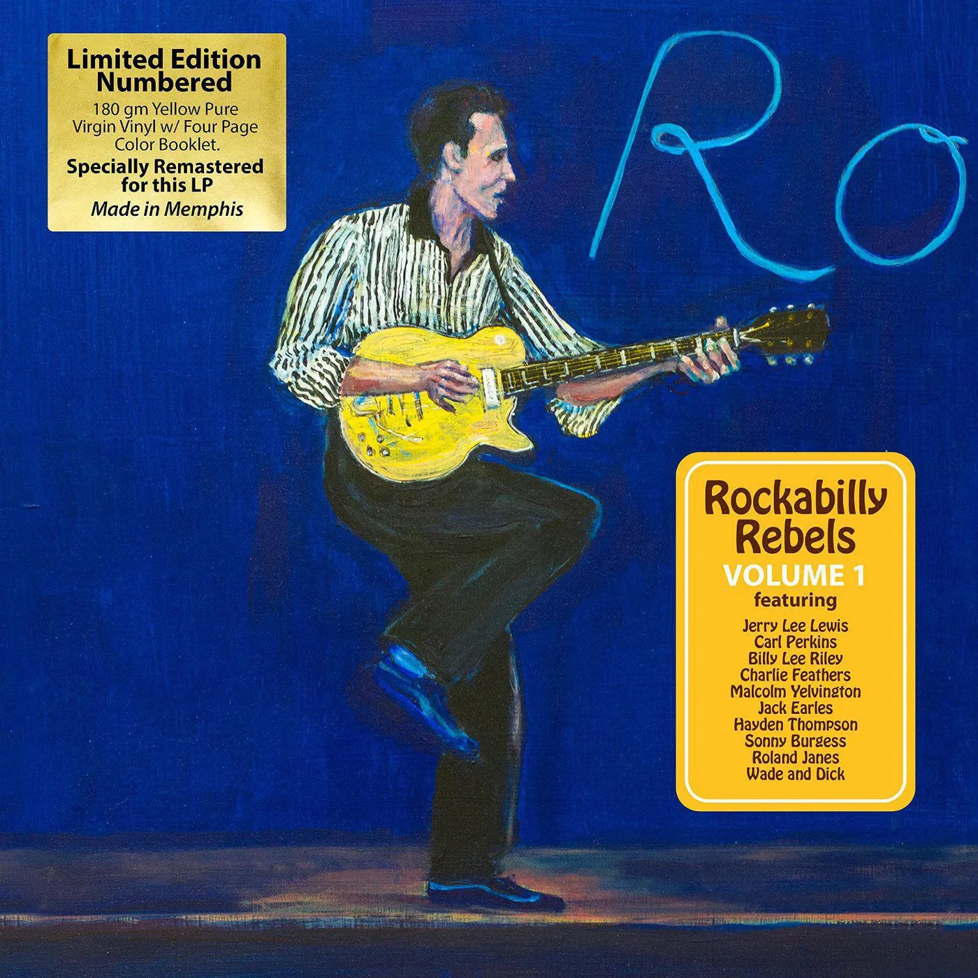 Various Artists  Rockabilly Rebels Volume 1 (180g/Sun Yellow/Numbered/Limited) Vinyl Record