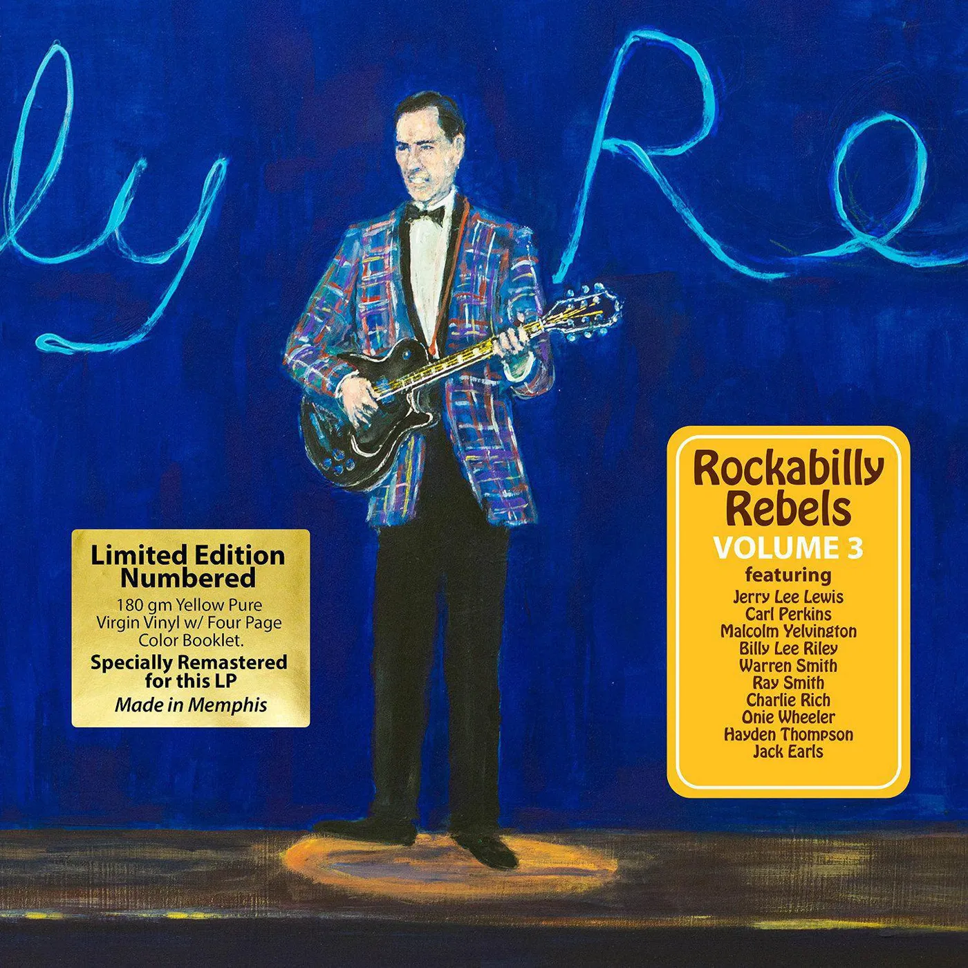 Various Artists  Rockabilly Rebels Vol. 3 (180g/Yellow/Numbered/Limited) Vinyl Record