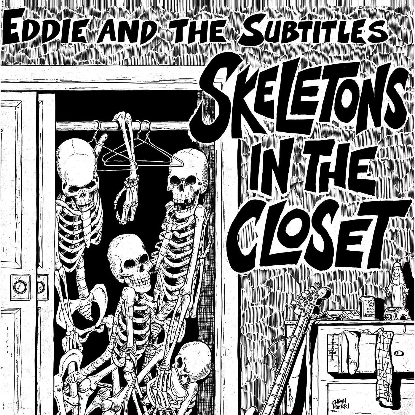 Eddie and the Subtitles Skeletons In The Closet Vinyl Record
