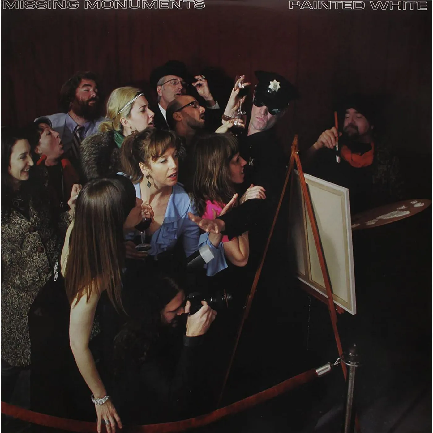 Missing Monuments PAINTED WHITE Vinyl Record