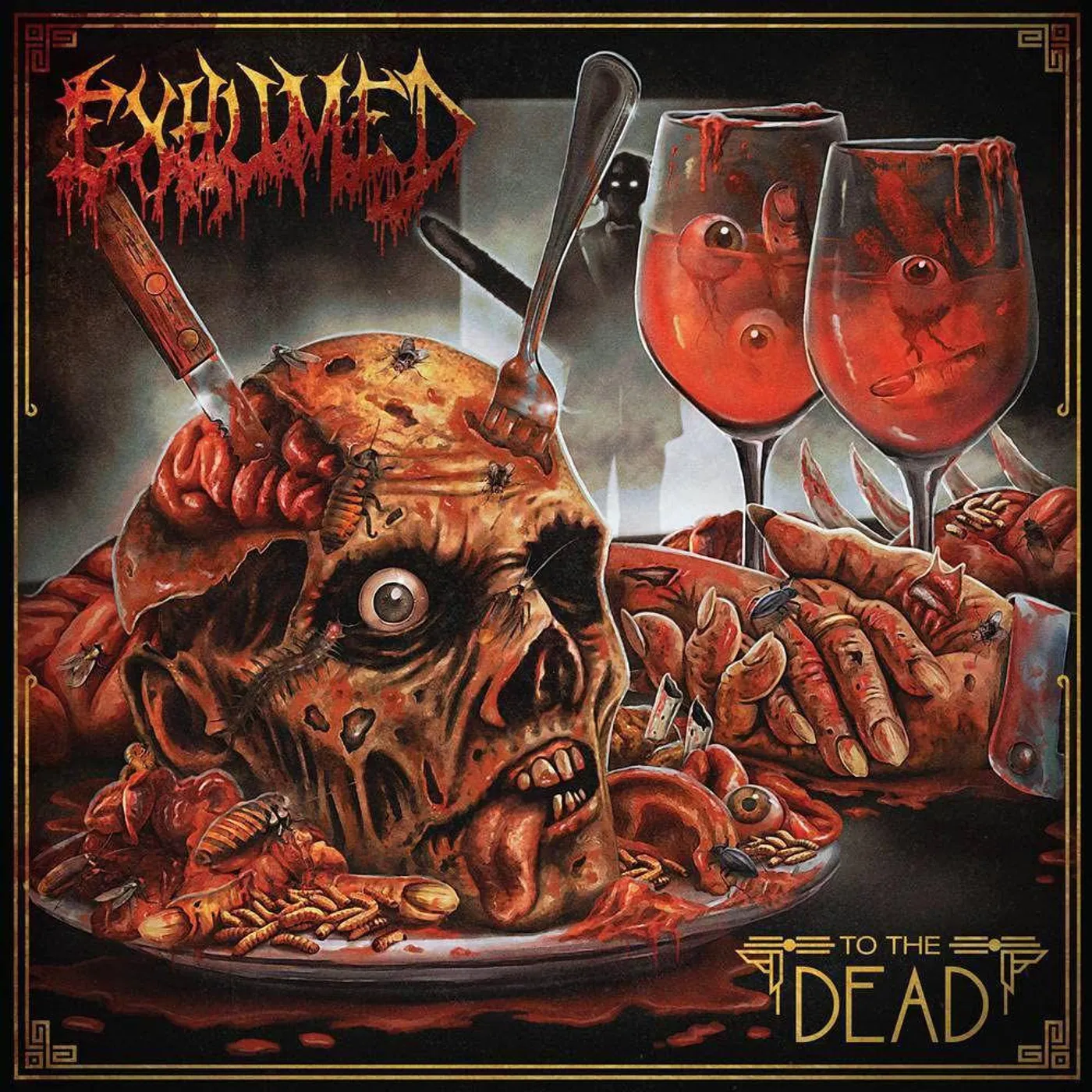 Exhumed To The Dead (Ox Blood) Vinyl Record