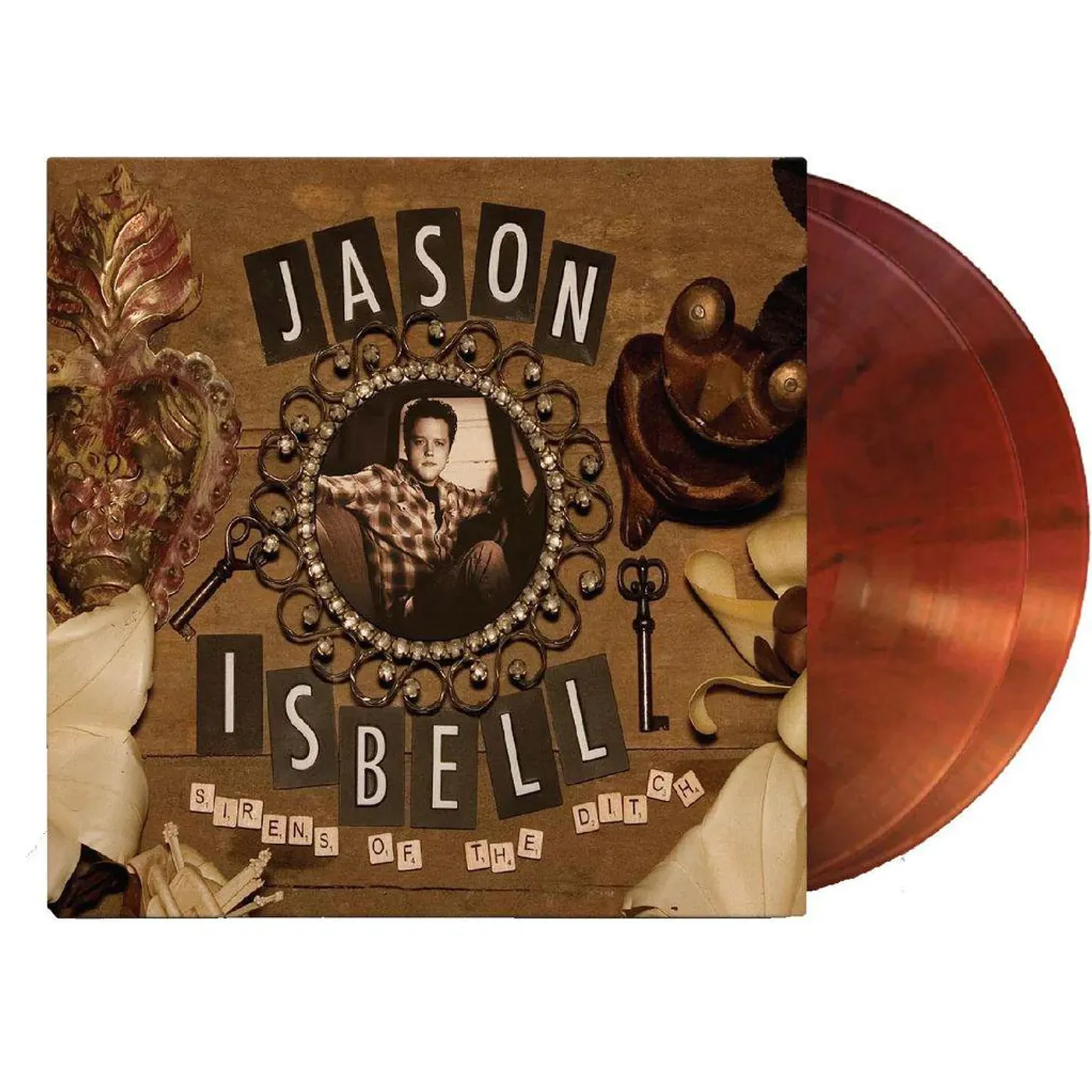 Jason Isbell Sirens Of The Ditch (Deluxe Edition/Hurricanes & Hand Grenades Color/2LP) Vinyl Record