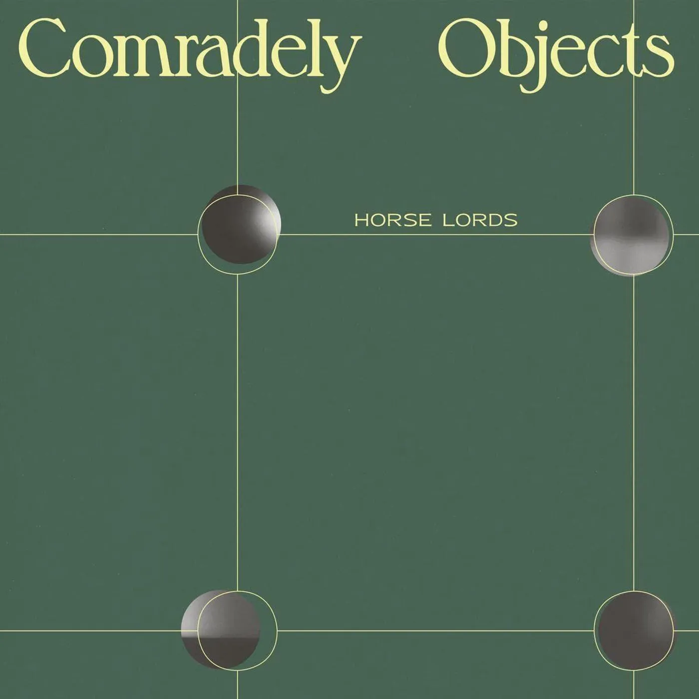 Horse Lords Comradely Objects Vinyl Record