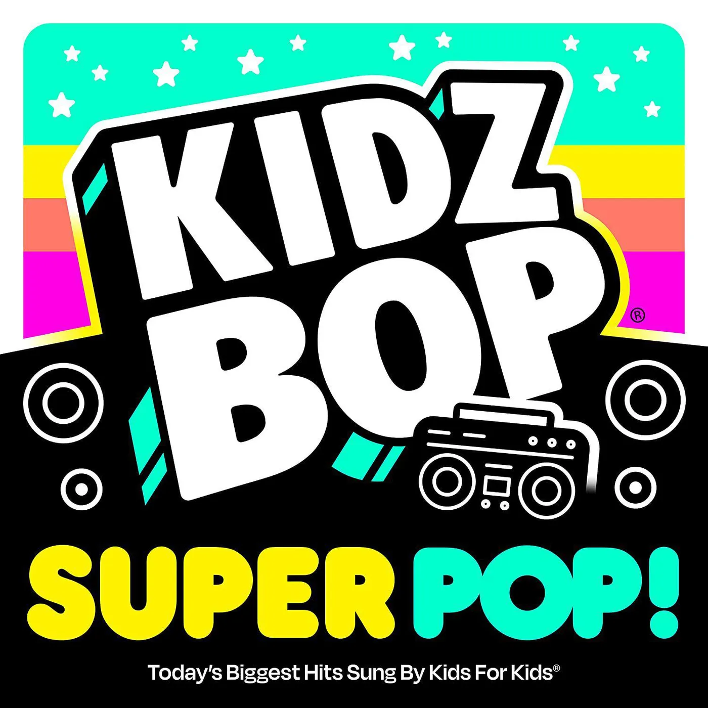 KIDZ BOP Super Pop! (Sea Glass LP) Vinyl Record