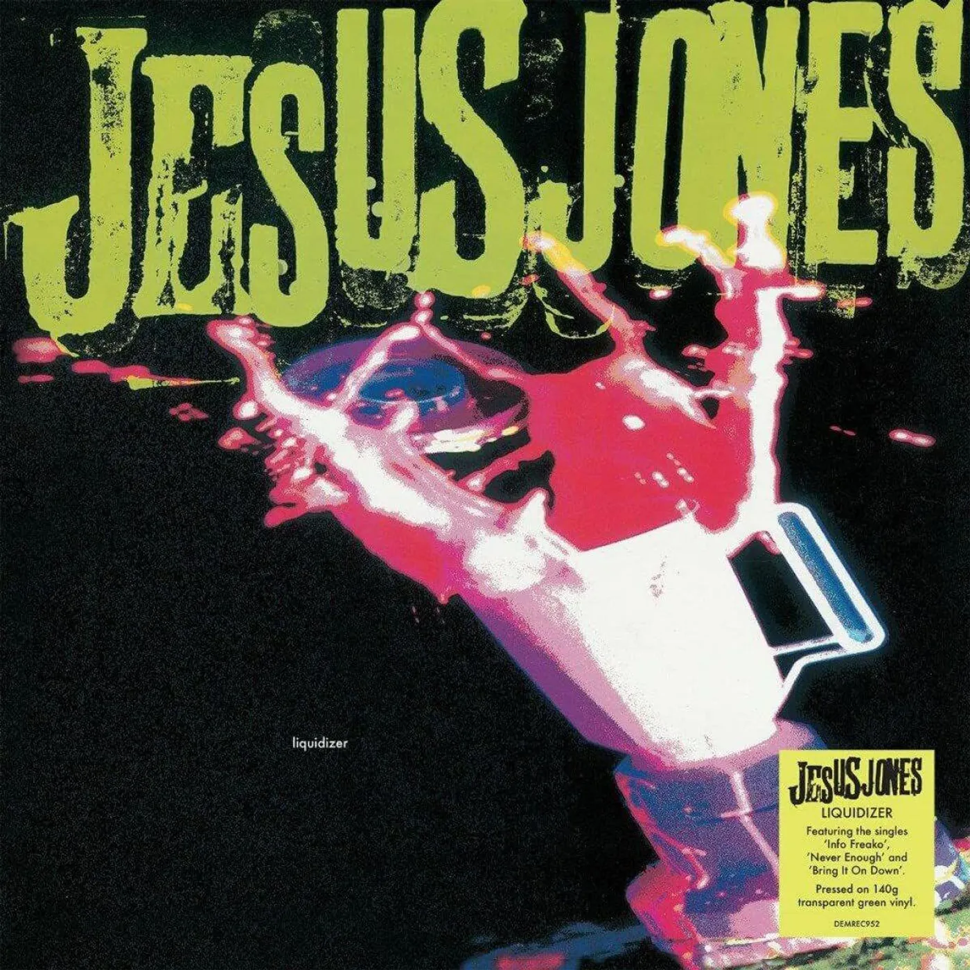 Jesus Jones Liquidizer (Translucent Green/140G) Vinyl Record