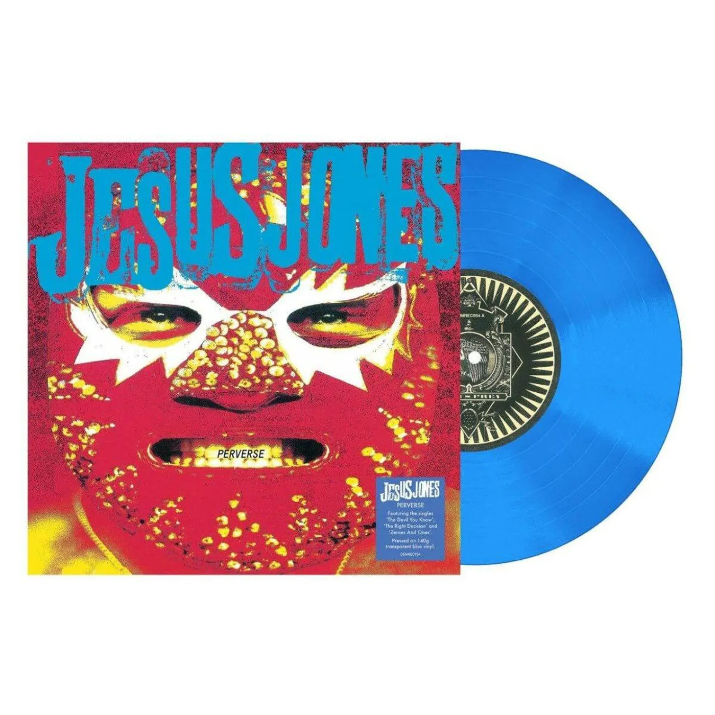 Jesus Jones PERVERSE (TRANSLUCENT BLUE VINYL/140G) Vinyl Record