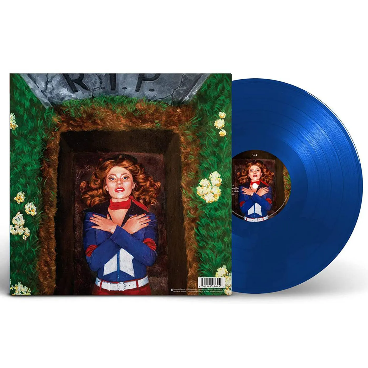 Allison Ponthier SHAKING HANDS WITH ELVIS / FAKING MY OWN DEATH (COBALT COLORED VINYL) Vinyl Record