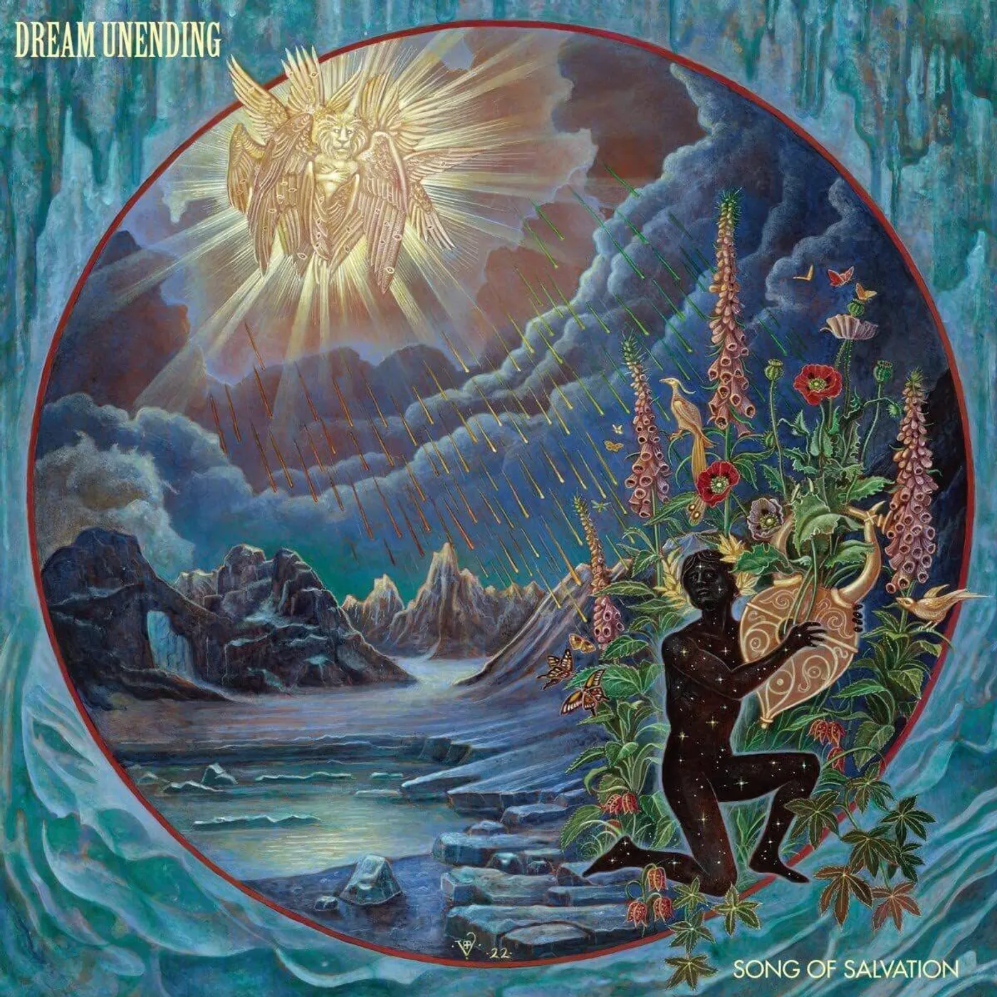 Dream Unending SONG OF SALVATION (LIMITED/AQUA BLUE & OXBLOOD MERGE VINYL) Vinyl Record