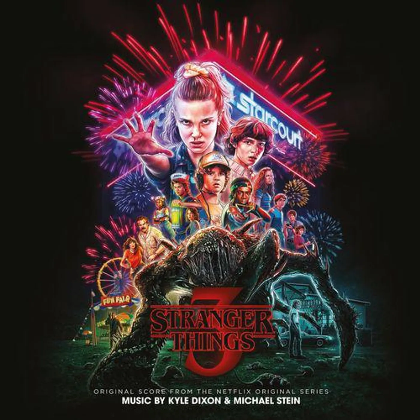Kyle Dixon & Michael Stein STRANGER THINGS 3 Original Soundtrack (2LP/PINK VINYL/PRINTED INNER SLEEVES) Vinyl Record