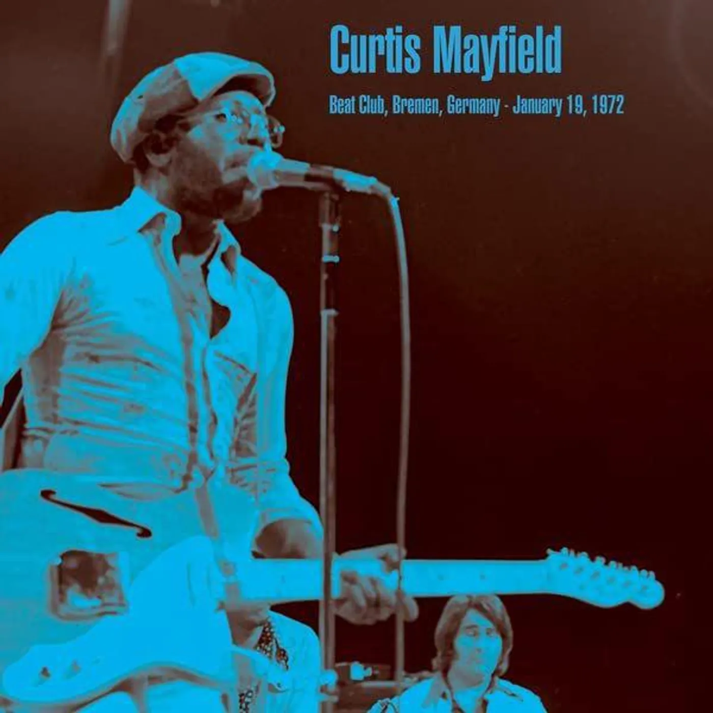 Curtis Mayfield BEAT CLUB, BREMEN, GERMANY - JANUARY 19, 1972 (2LP) Vinyl Record