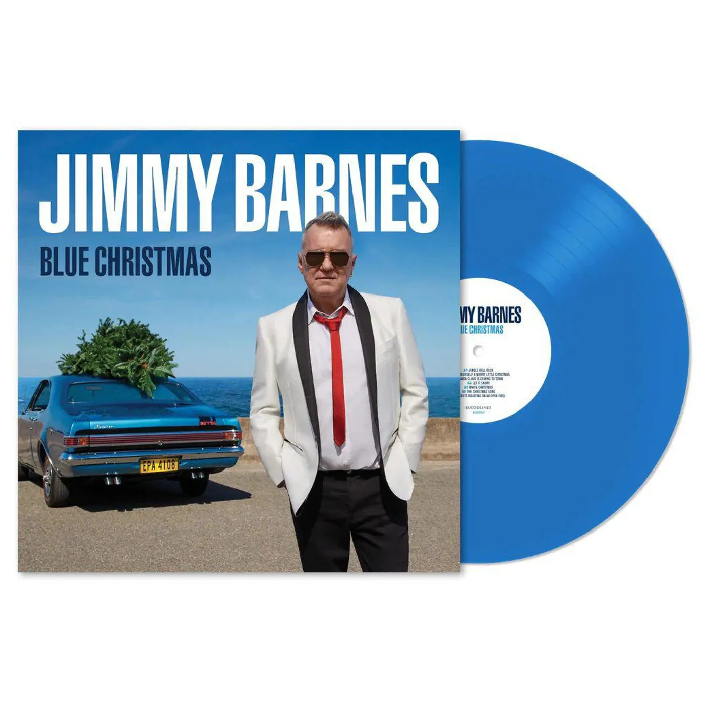 Jimmy Barnes Blue Christmas (Blue Vinyl) Vinyl Record