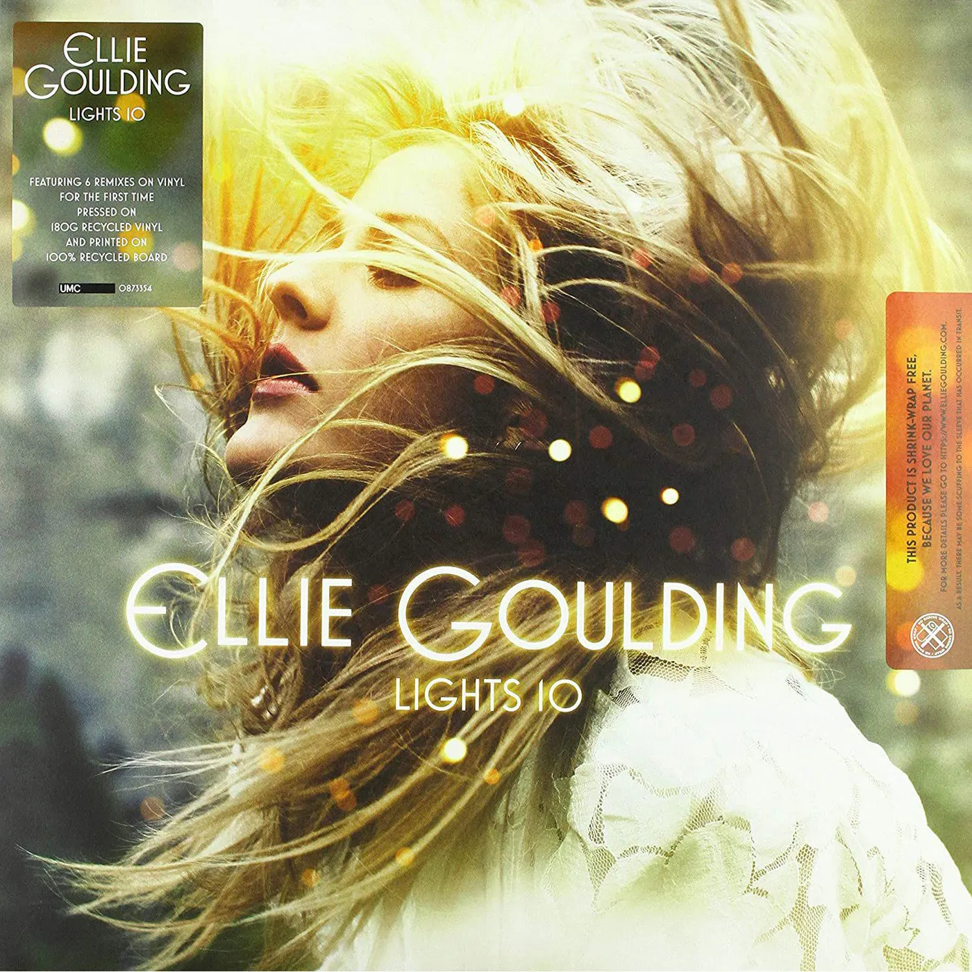 Ellie Goulding LIGHTS 10 (2LP/Recycled) Vinyl Record