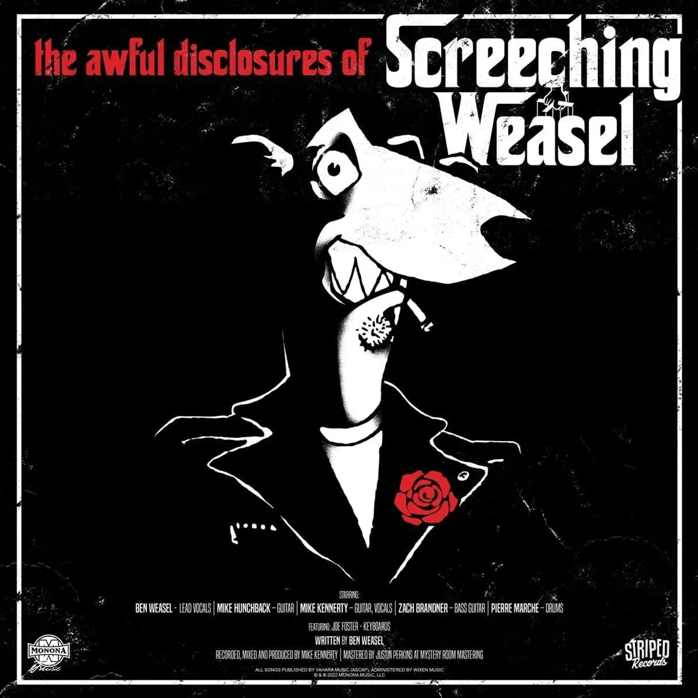 Awful Disclosures Of Screeching Weasel (Red) Vinyl Record