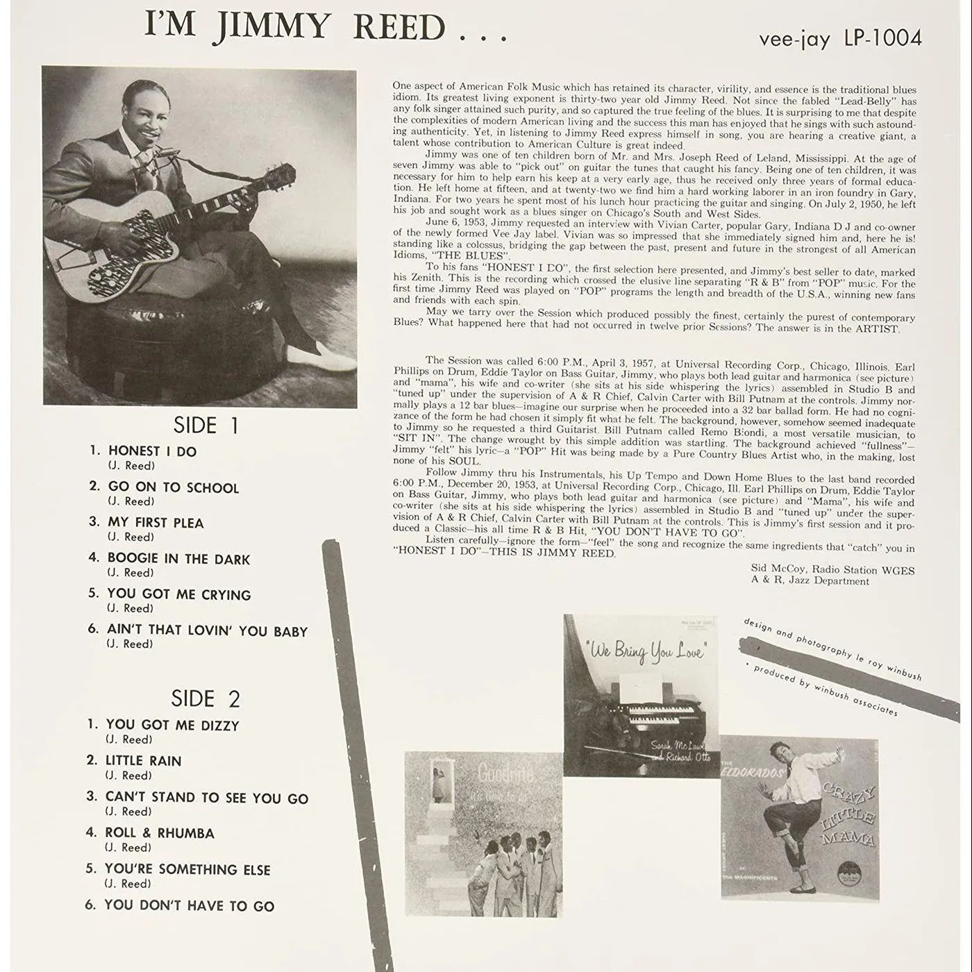 I'm Jimmy Reed Vinyl Record