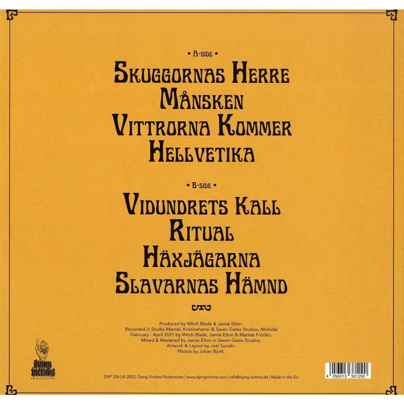 Witch Blade MANSKEN Vinyl Record