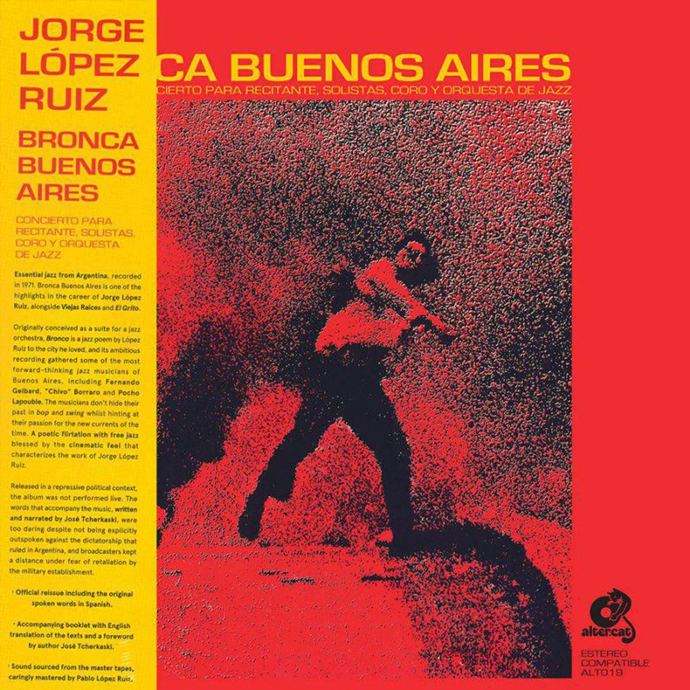 Jorge López Ruiz Bronca Buenos Aires Vinyl Record