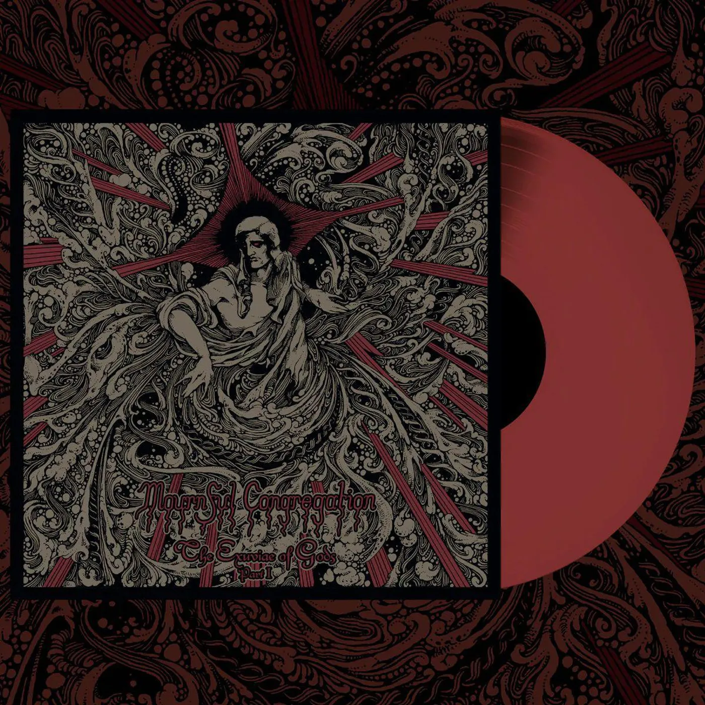 Mournful Congregation EXUVIAE OF GODS - PART 1 (OXBLOOD COLOR VINYL) Vinyl Record