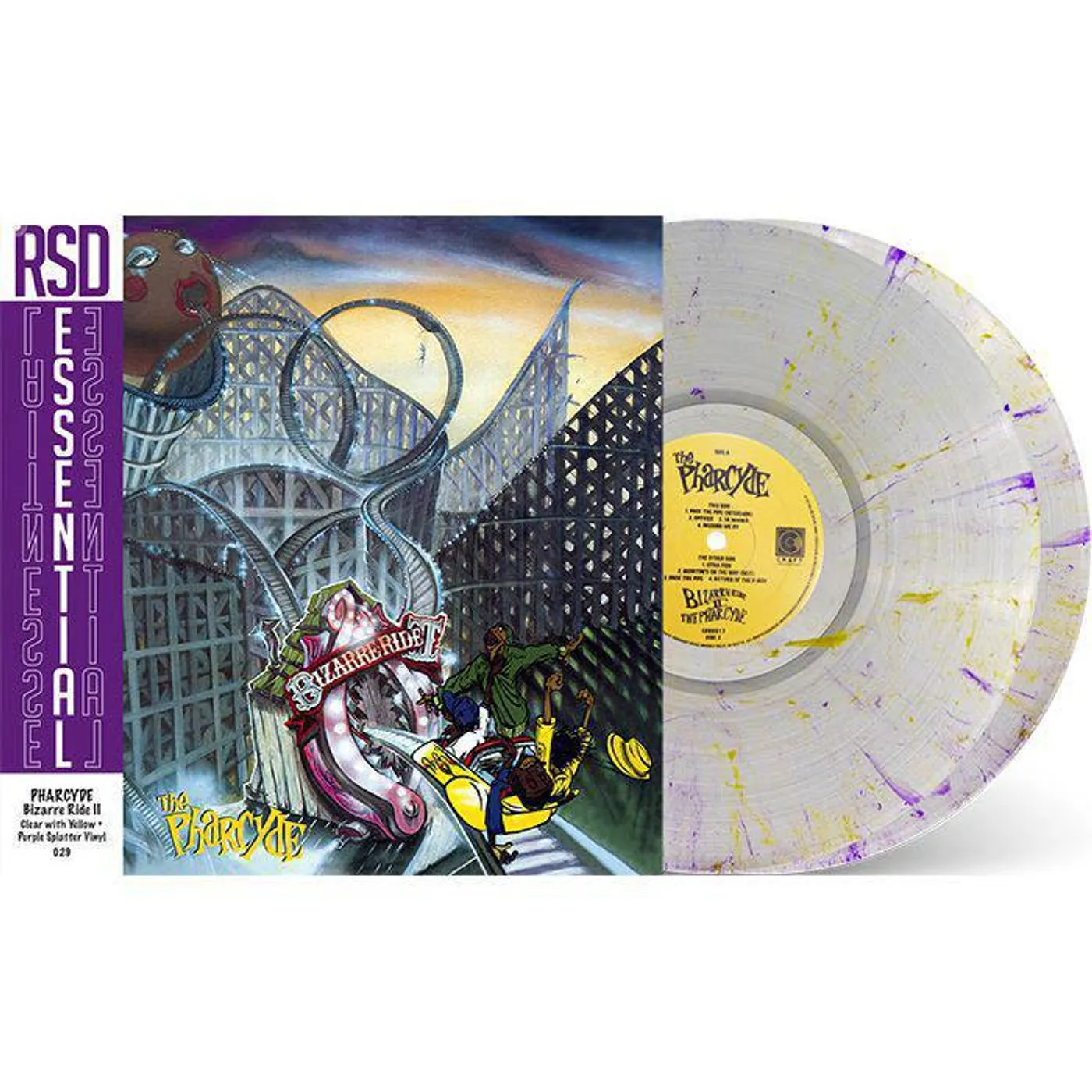 Bizarre Ride II The Pharcyde (2LP/Clear W/ Purple & Yellow Splatter) (RSD Essential) Vinyl Record