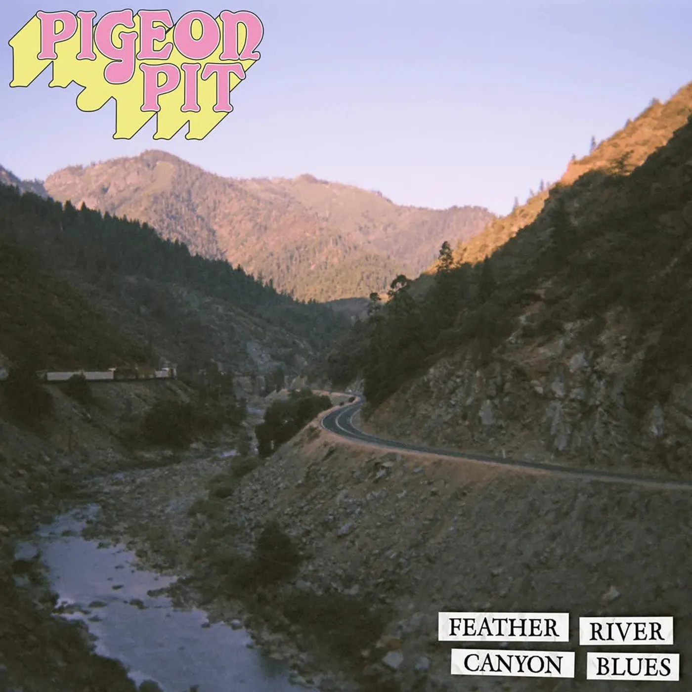 Pigeon Pit Feather River Canyon Blues (Baby Blue With White Splatter) Vinyl Record