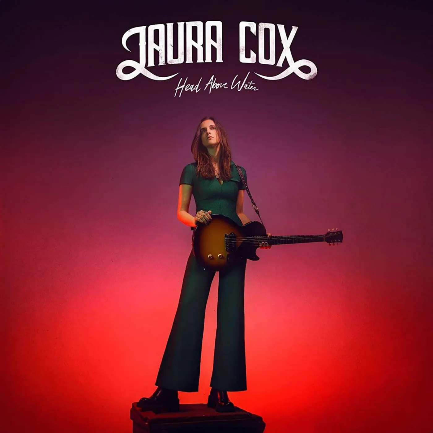 Laura Cox HEAD ABOVE WATER (DARK GREEN/2LP) Vinyl Record