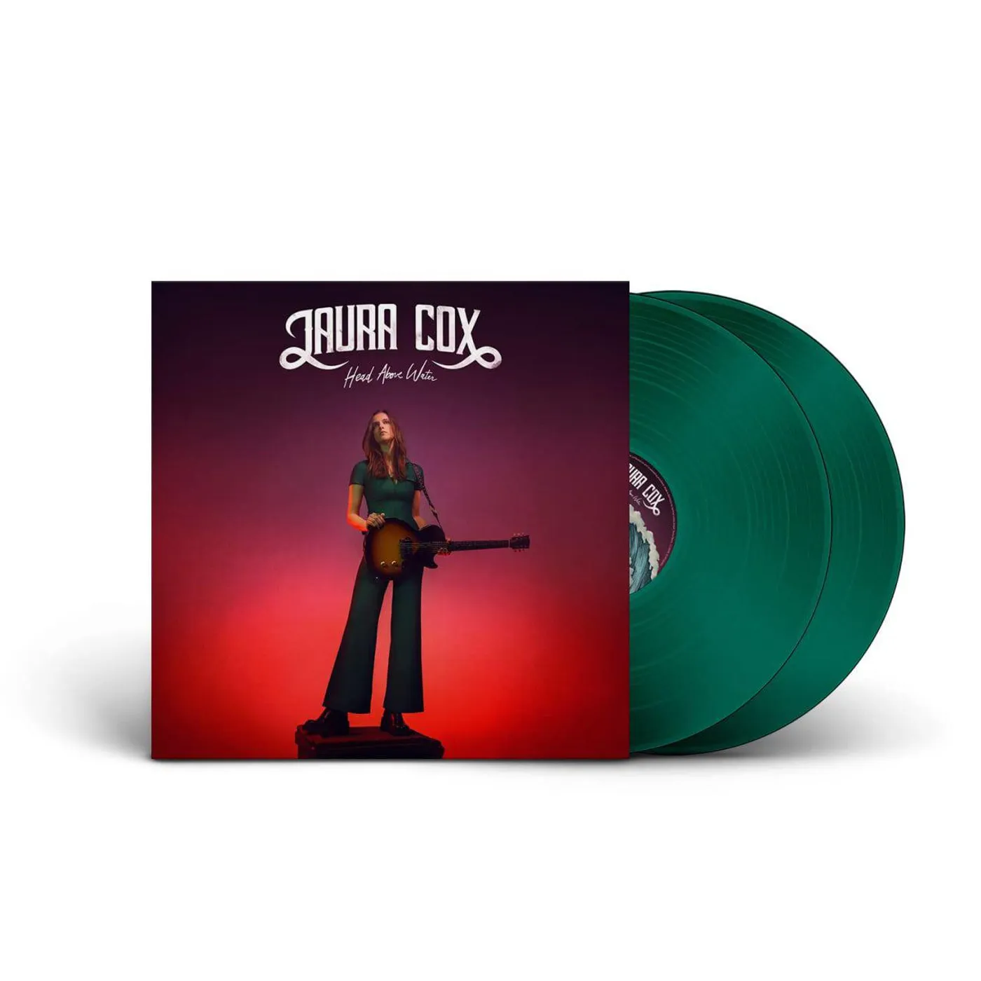 Laura Cox HEAD ABOVE WATER (DARK GREEN/2LP) Vinyl Record