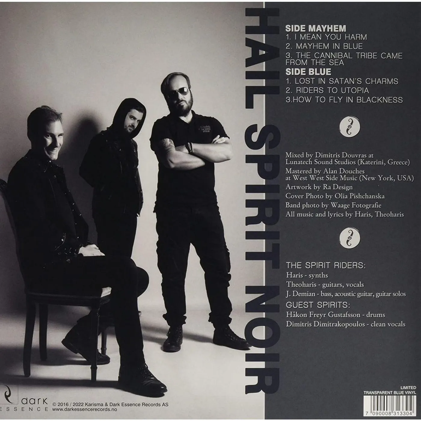 Hail Spirit Noir Mayhem In Blue (Blue) Vinyl Record