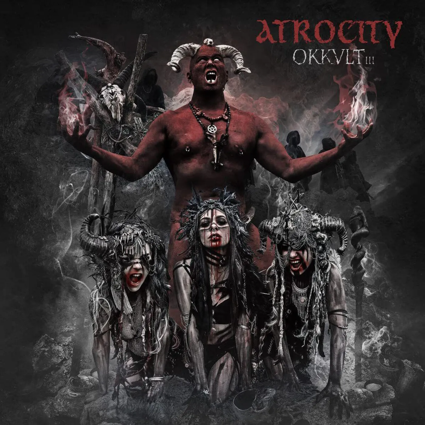 Atrocity Okkult Iii (Mediabook/Red) Vinyl Record