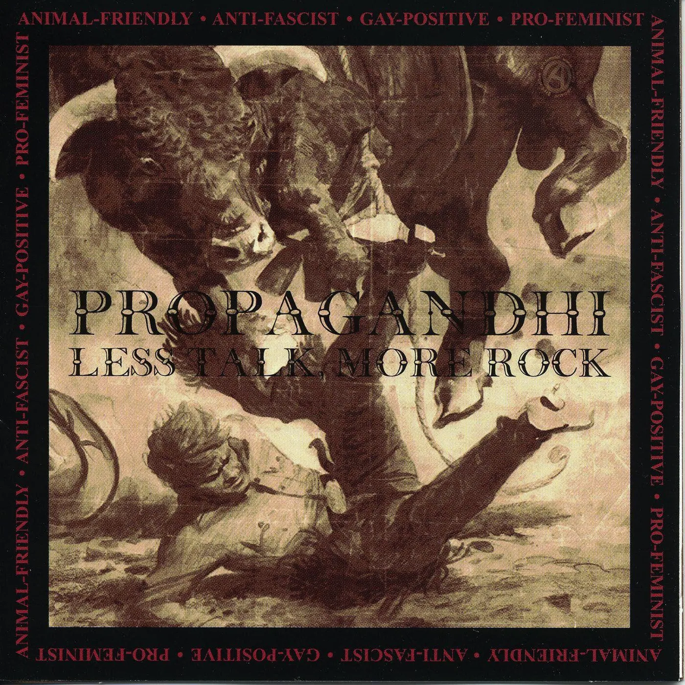 Propagandhi LESS TALK MORE ROCK Vinyl Record