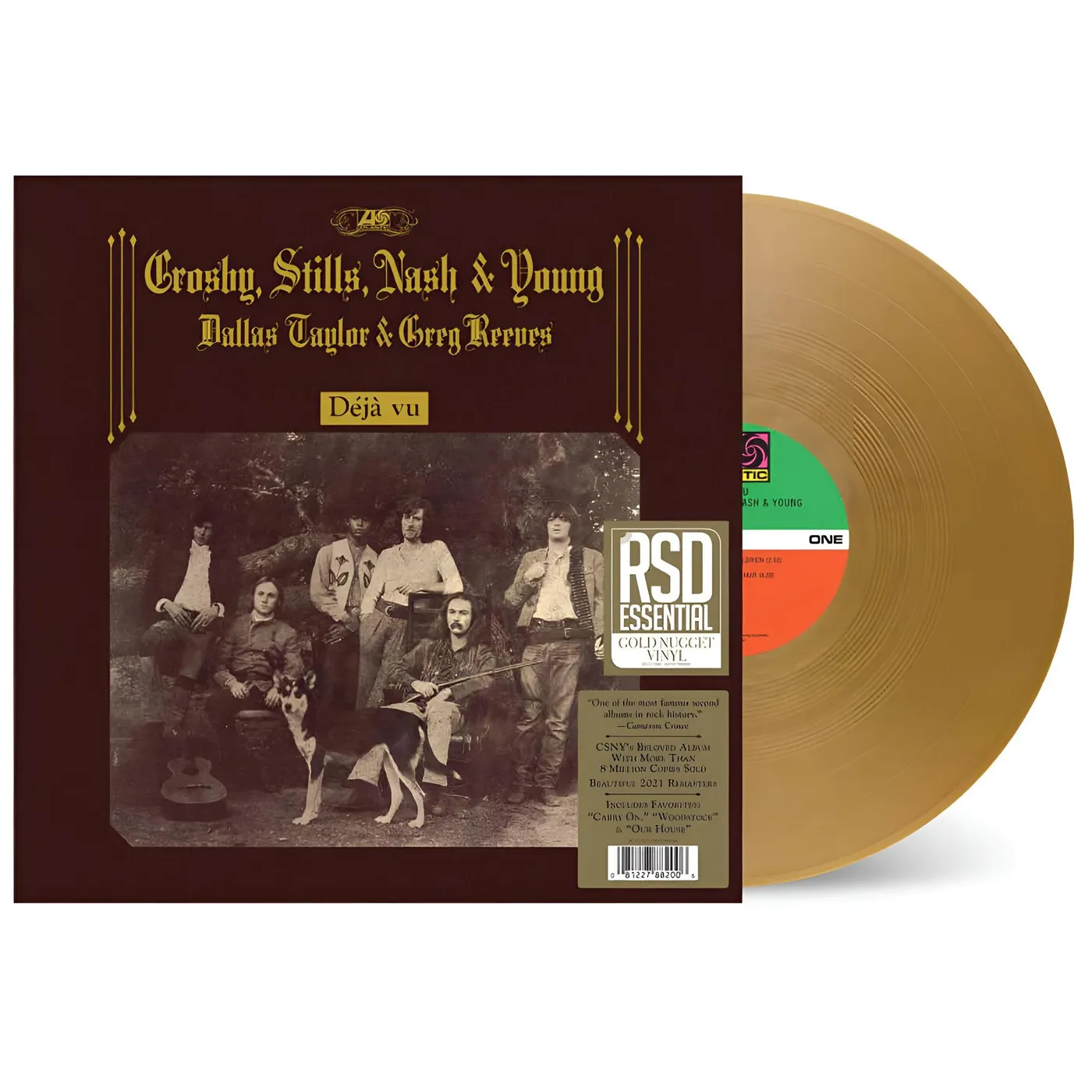 Crosby, Stills, Nash & Young Déjà Vu (RSD Essentia/Gold) Vinyl Record 