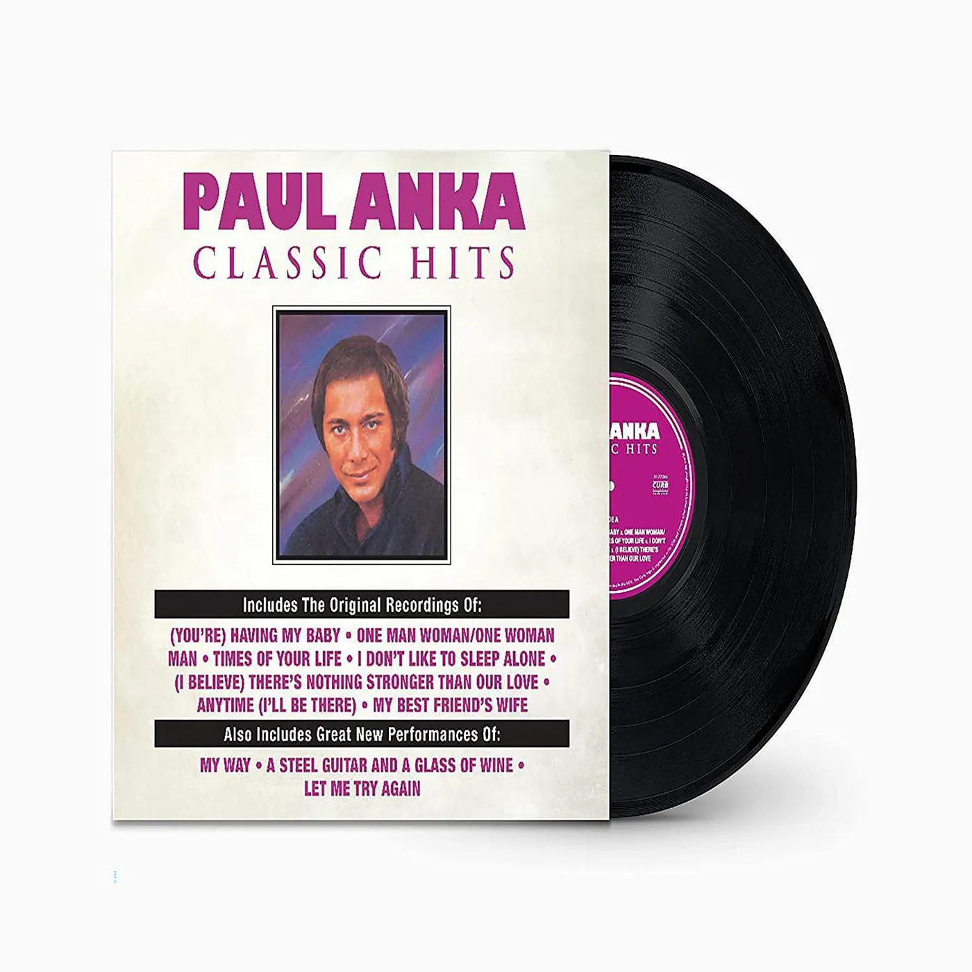 Paul Anka Classic Hits Vinyl Record