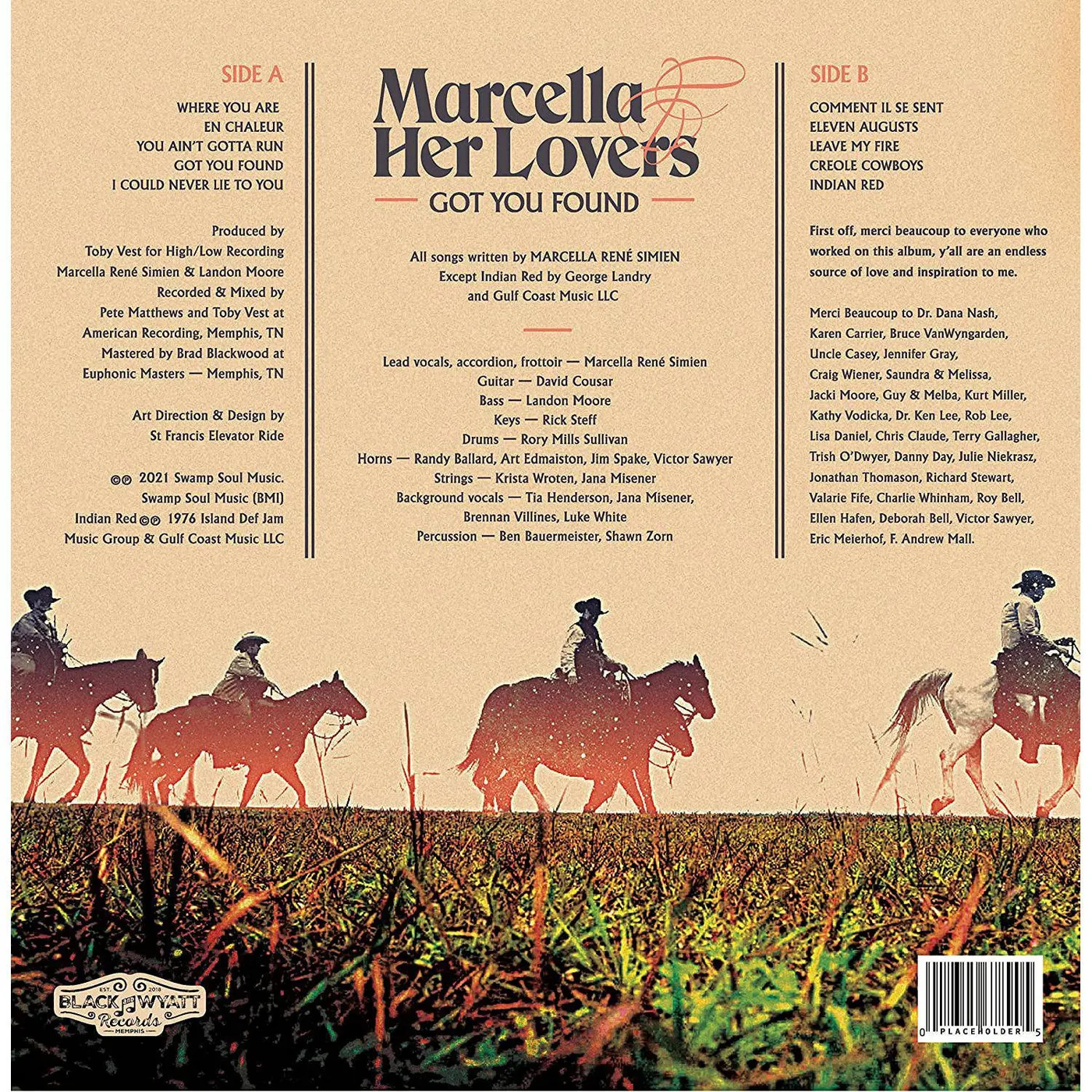 Marcella and Her Lovers Got You Found Vinyl Record