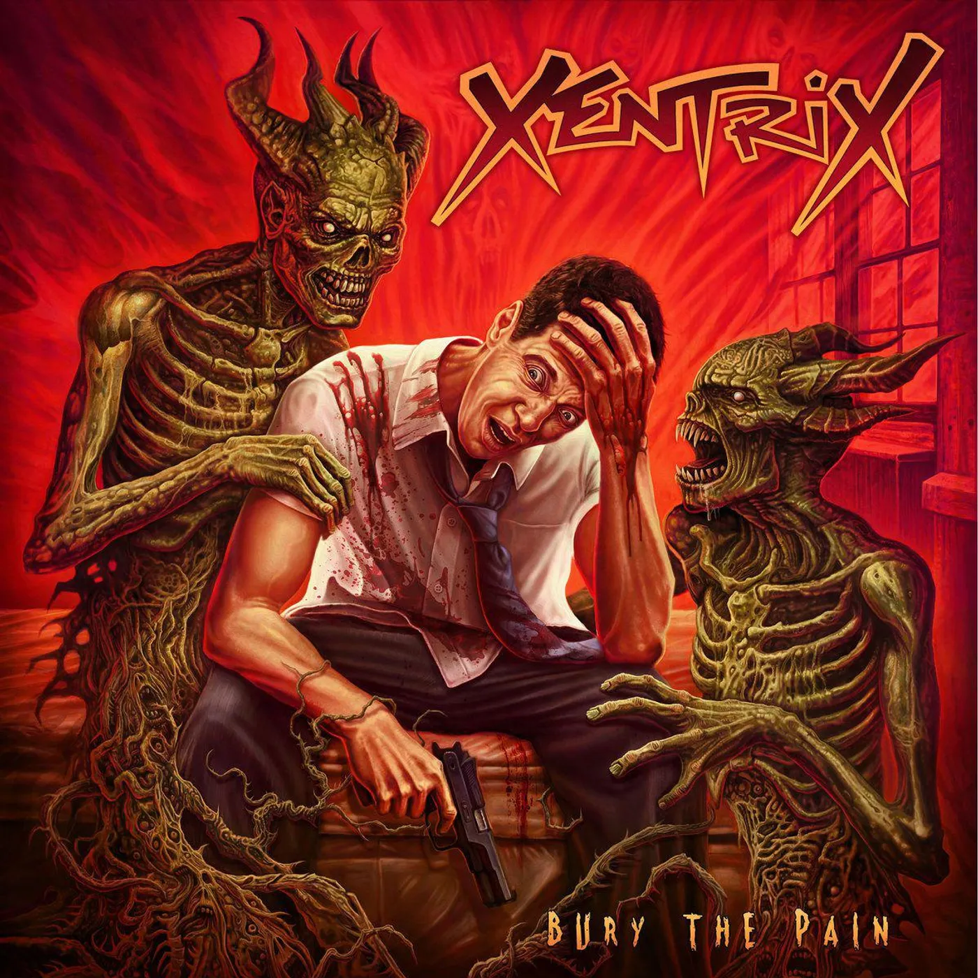 Xentrix Bury The Pain Vinyl Record