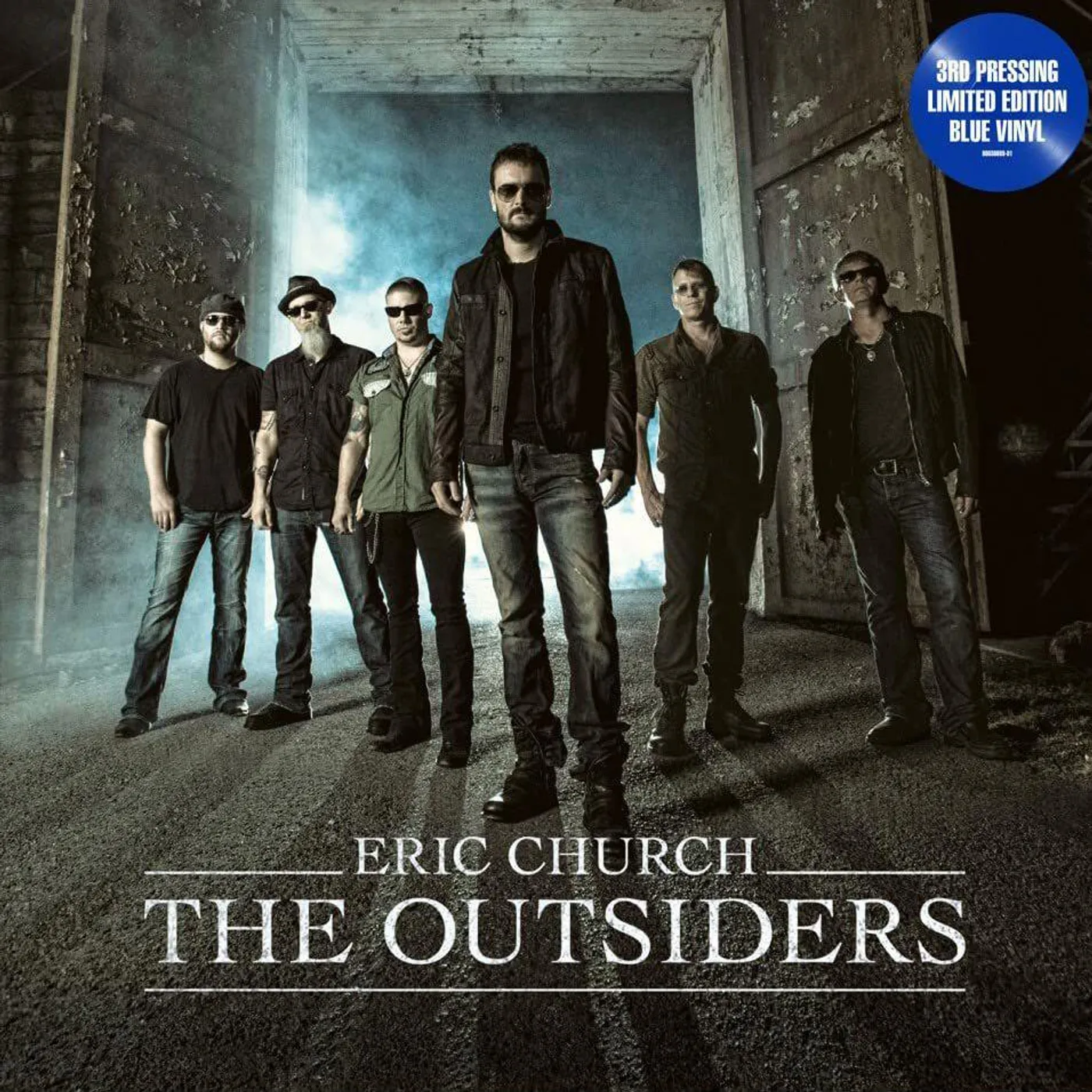 Eric Church OUTSIDERS (BLUE VINYL/2LP) Vinyl Record