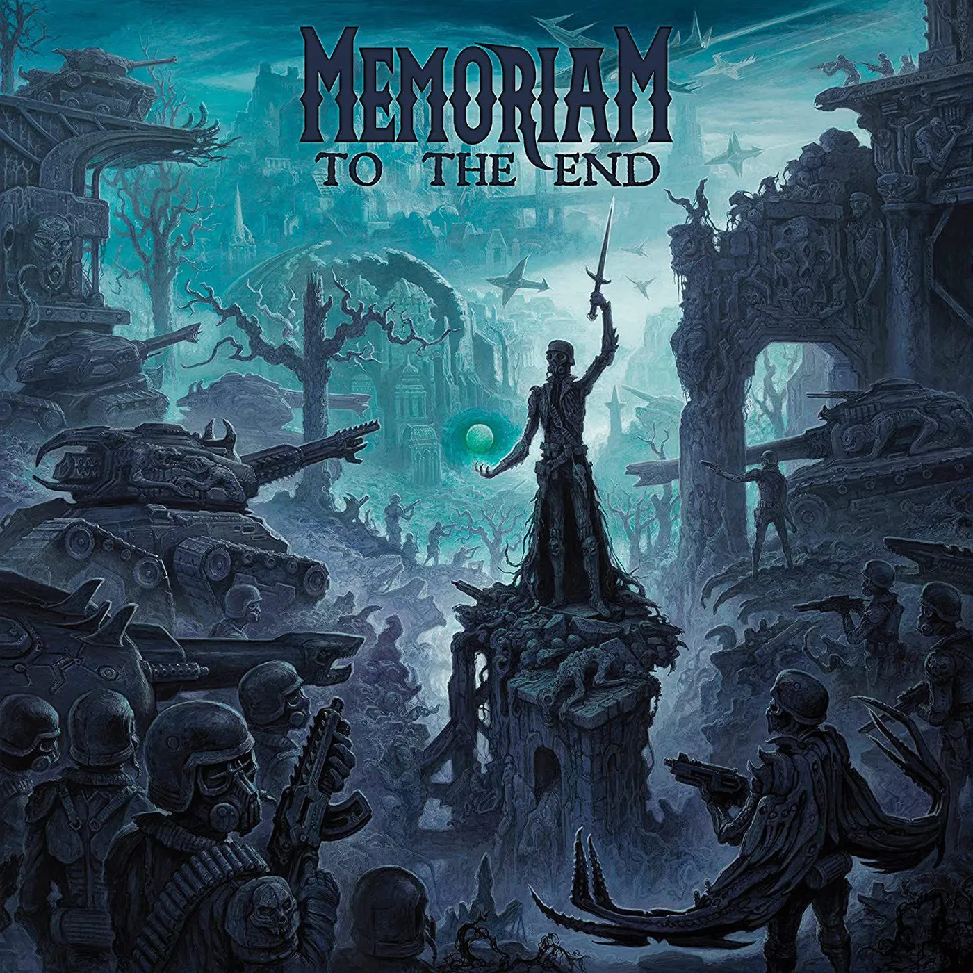 Memoriam To The End (Transparent Mint & Black Splatter) Vinyl Record