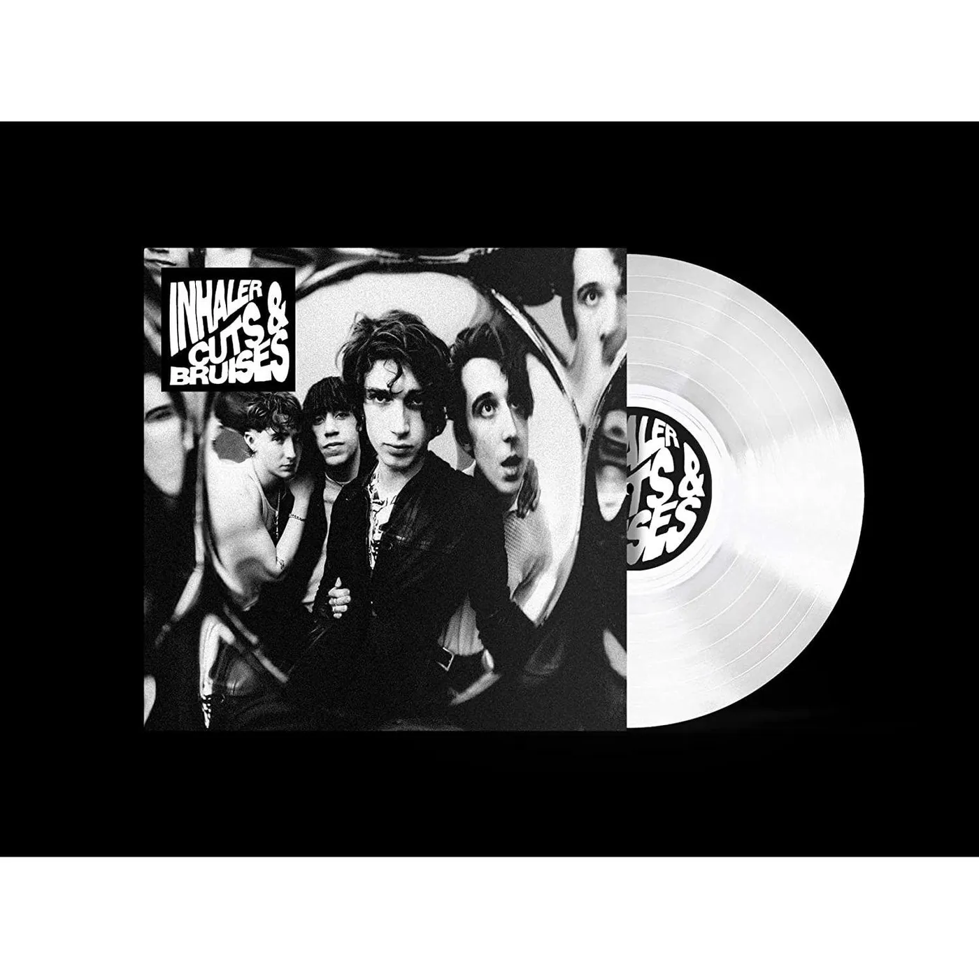 Inhaler Cuts & Bruises (White) Vinyl Record