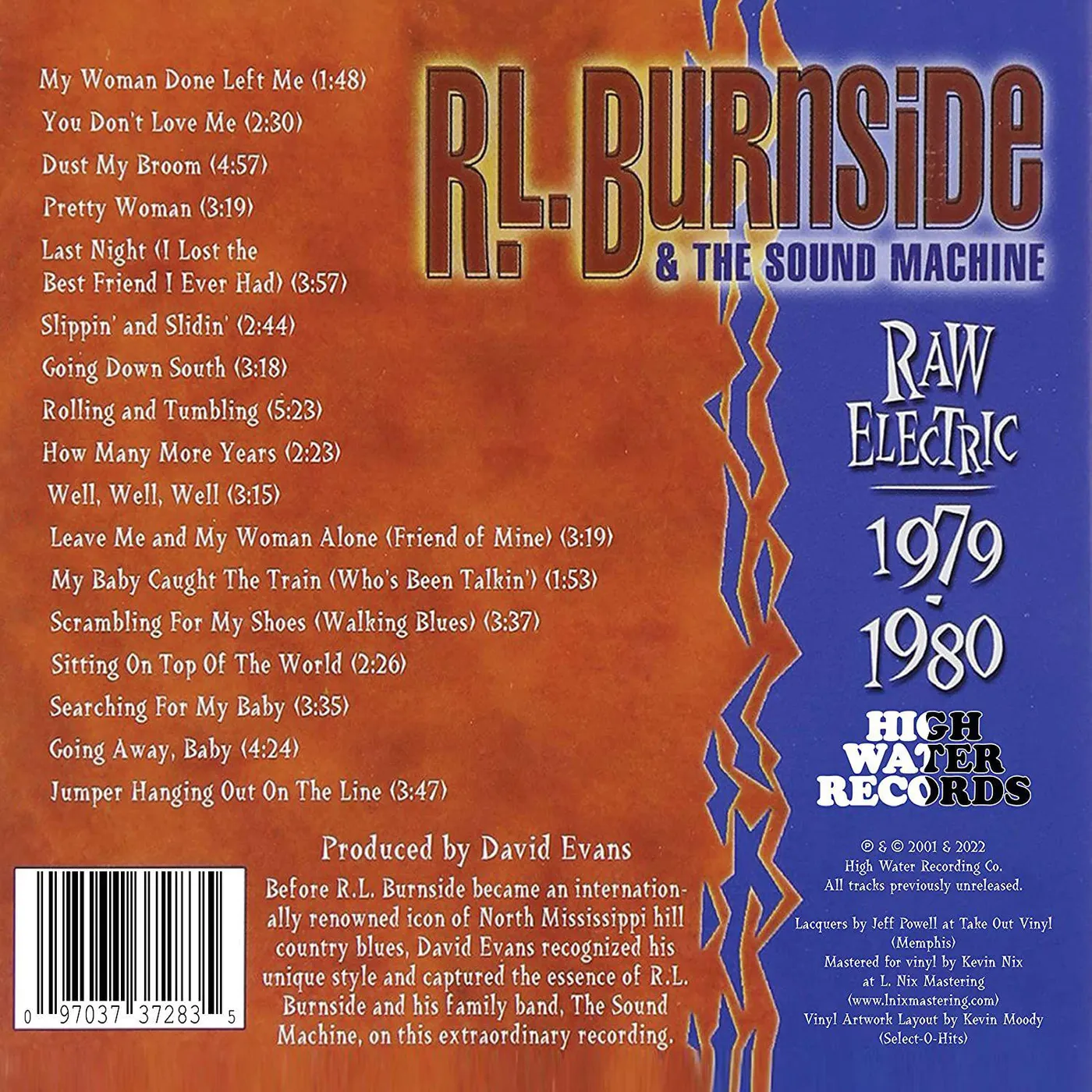 R.L. Burnside & The Sound Machine RAW ELECTRIC: 1979-1980 Vinyl Record
