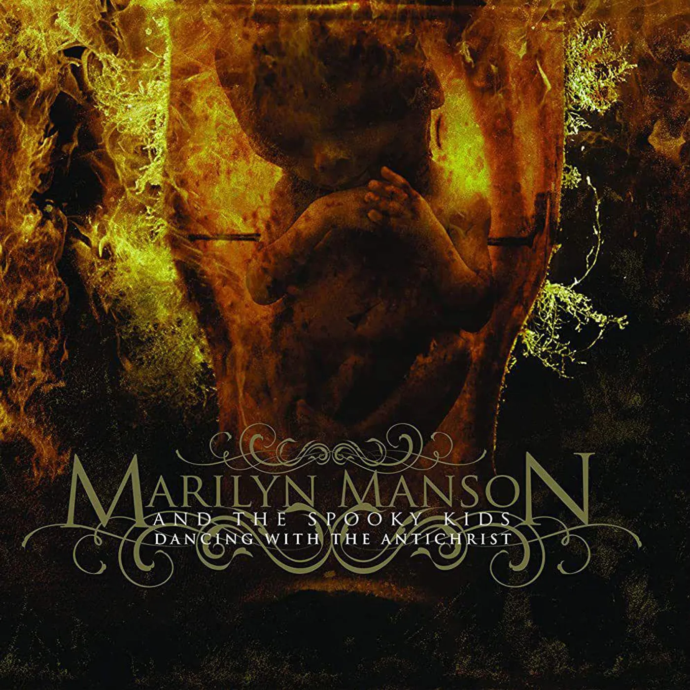 Marilyn Manson DANCING WITH THE ANTICHRIST (WHITE W/ GREEN SPLATTER VINYL/140G) Vinyl Record