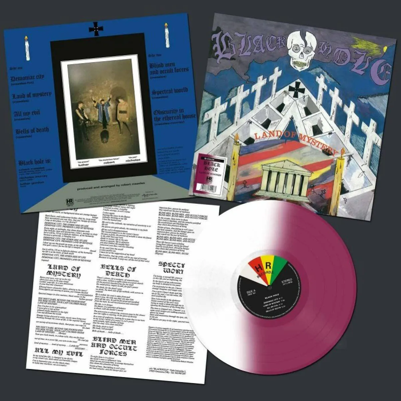 BLACK HOLE LAND OF MYSTERY (BICOLOR VINYL) Vinyl Record