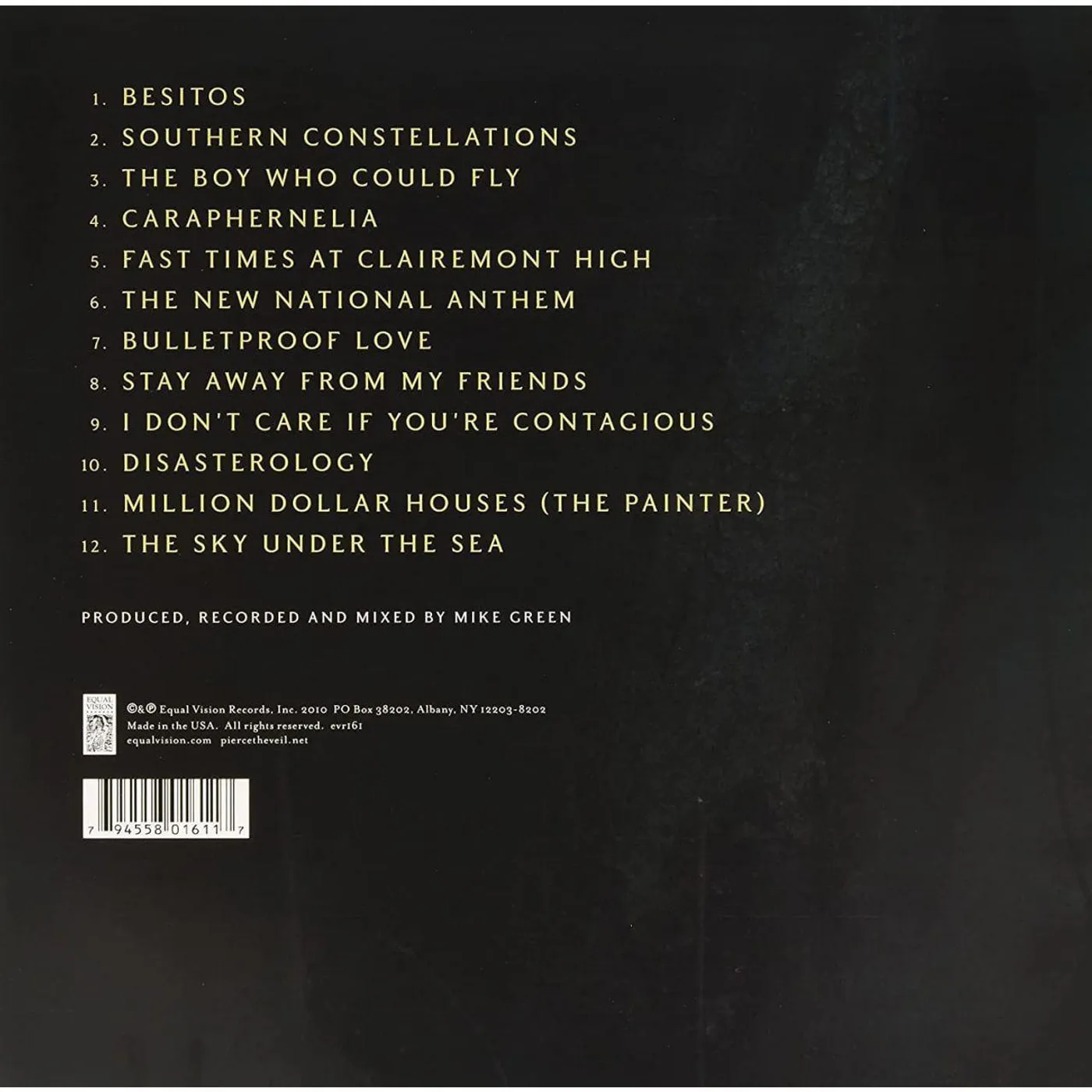 Pierce The Veil Selfish Machines (White) Vinyl Record