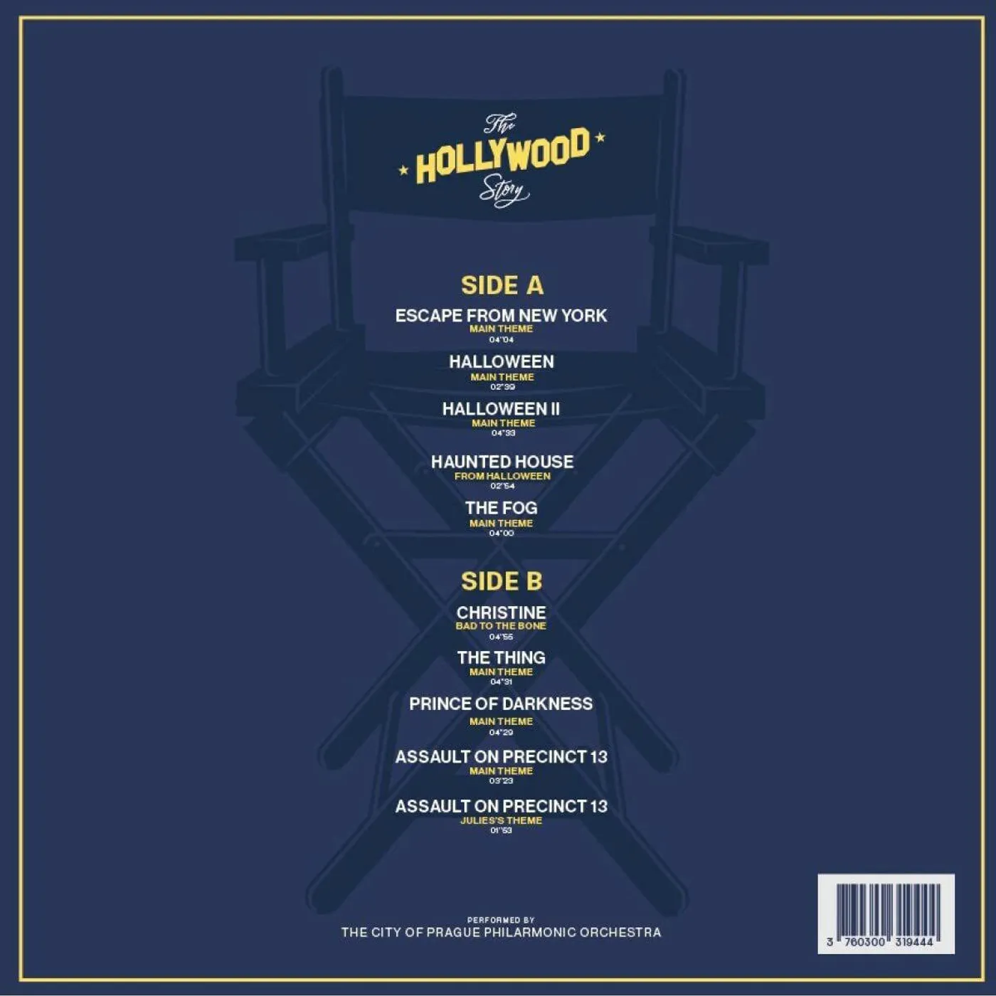 John Carpenter Hollywood Story Original Soundtrack Vinyl Record