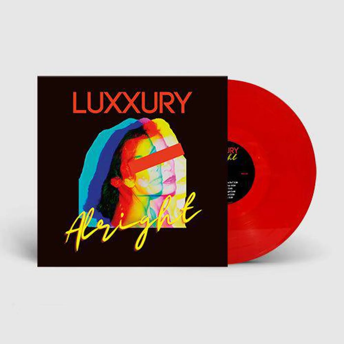 LUXXURY Alright (Red) Vinyl Record