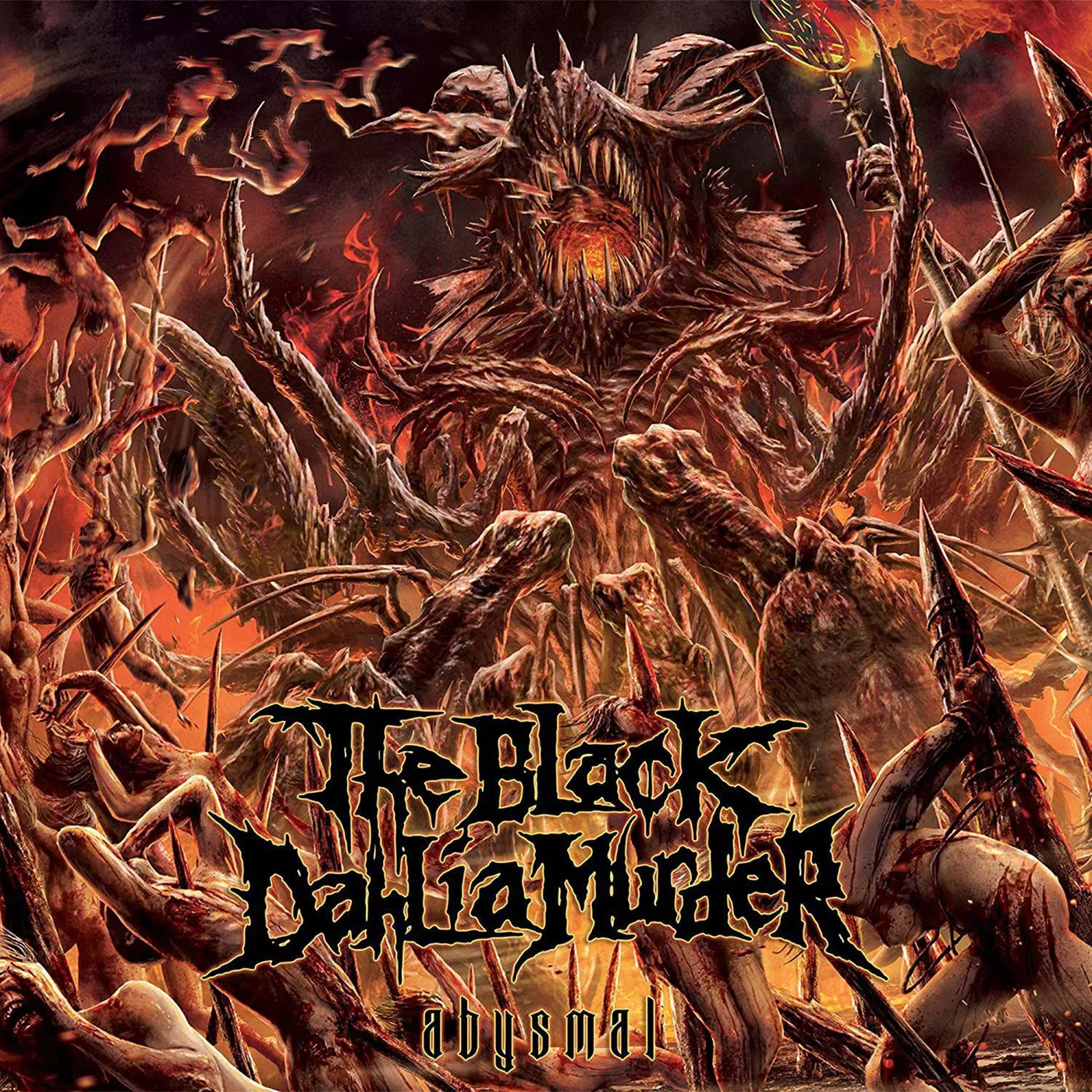 The Black Dahlia Murder ABYSMAL (GOLD & BLACK MARBLE VINYL) Vinyl Record