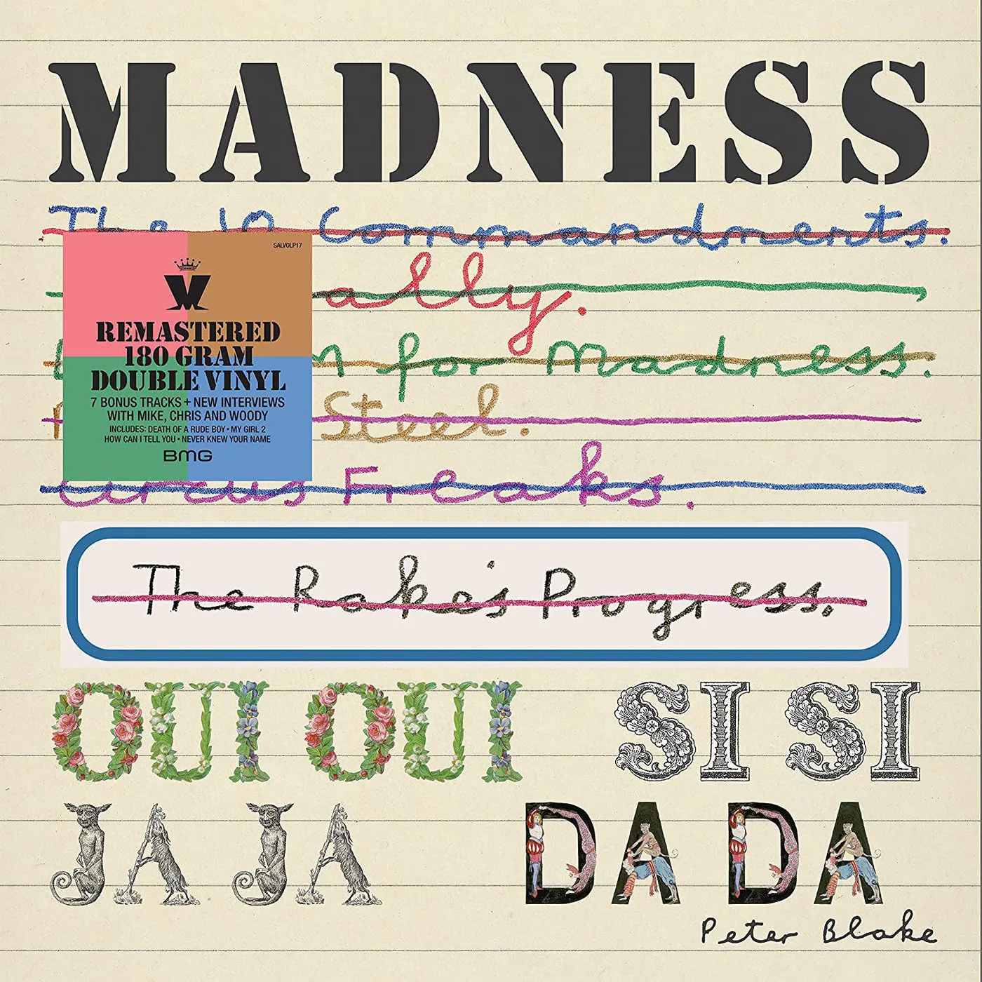 Madness Oui Oui Si Si Ja Ja Da Da (2LP) Vinyl Record