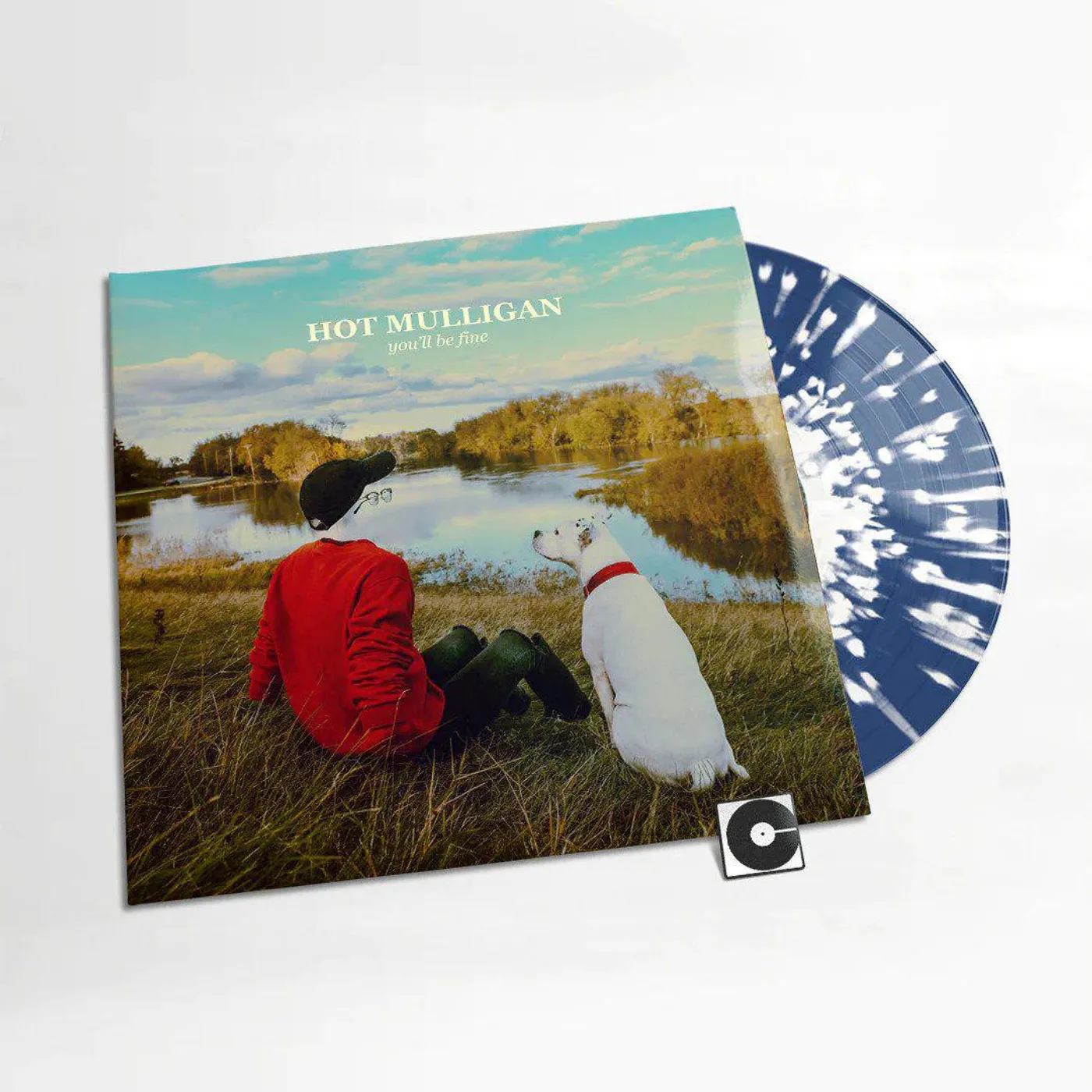 Hot Mulligan You'll Be Fine (Blue/White) Vinyl Record