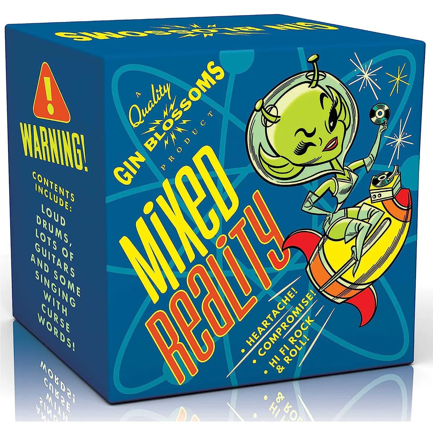 Gin Blossoms Mixed Reality (Blue Orange Splatter) Vinyl Record