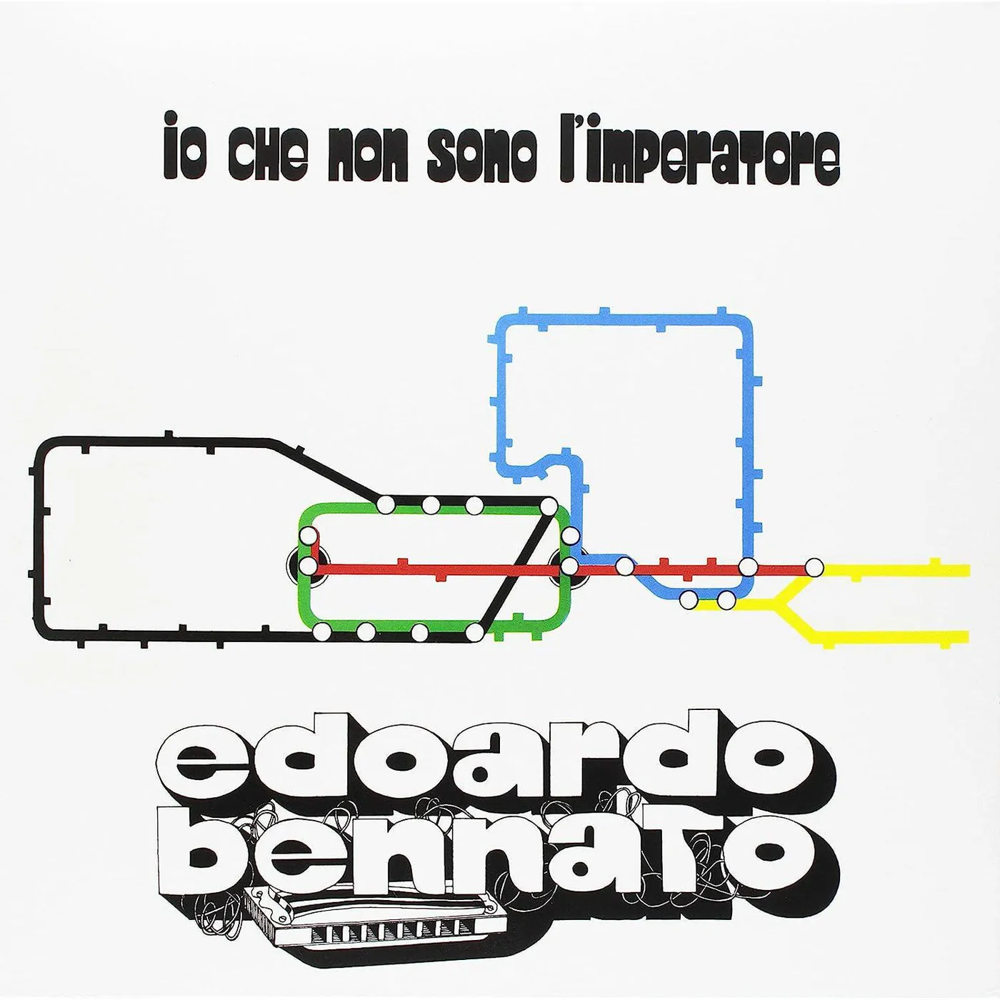 Edoardo Bennato Io Che Non Sono L'imperatore (Blue) Vinyl Record