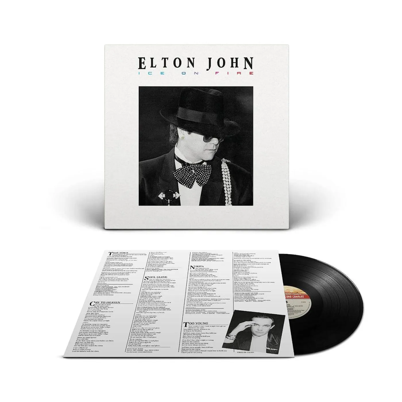 Elton John ICE ON FIRE Vinyl Record