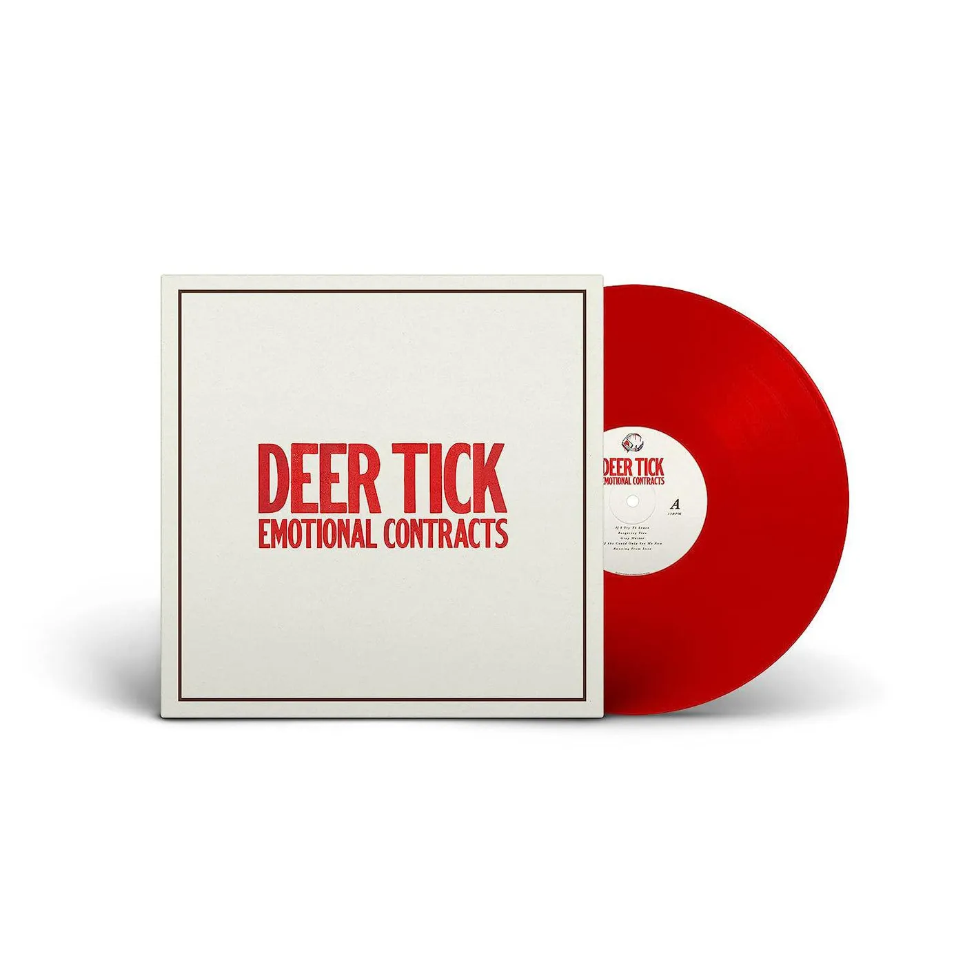 Deer Tick Emotional Contracts (Opaque Red) Vinyl Record